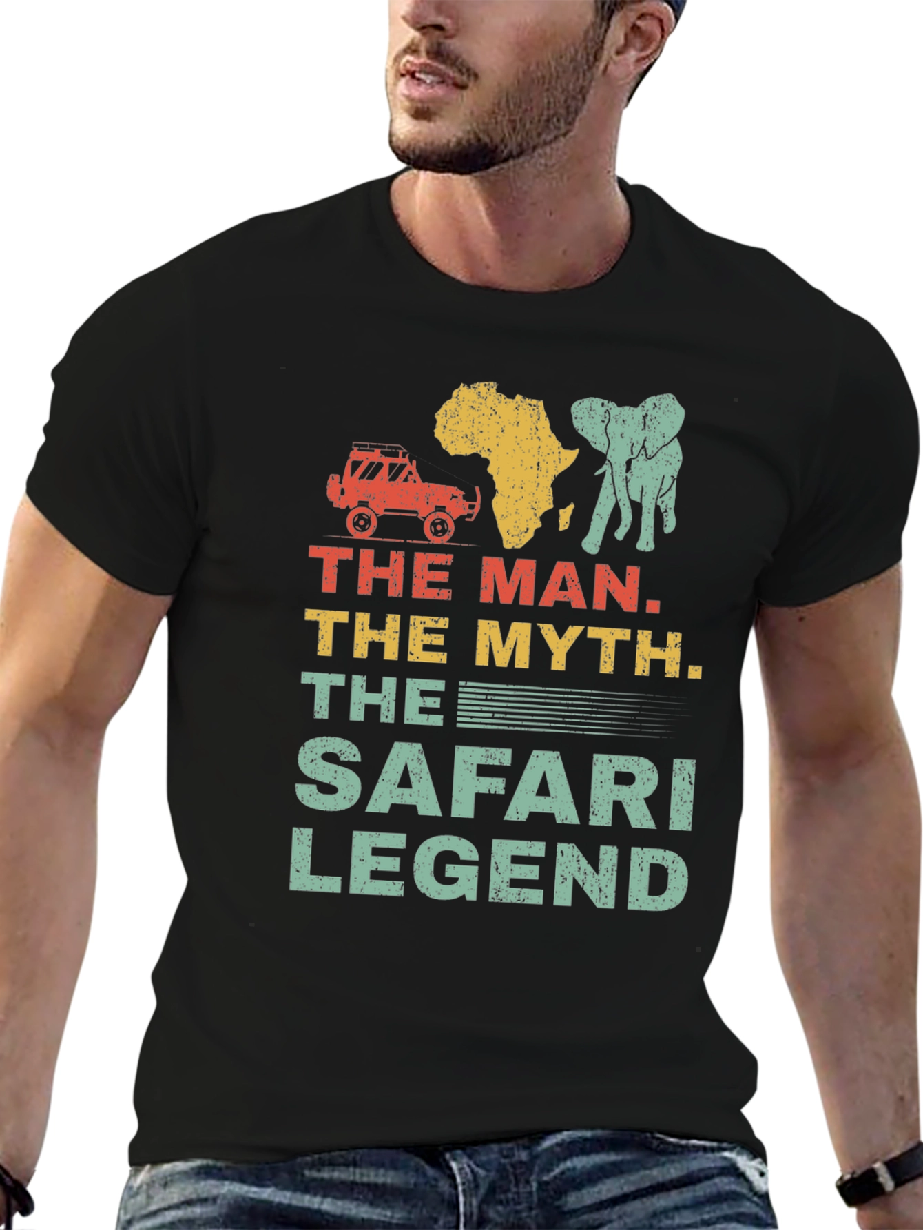Safari Legend T-Shirt - Man Myth Legend