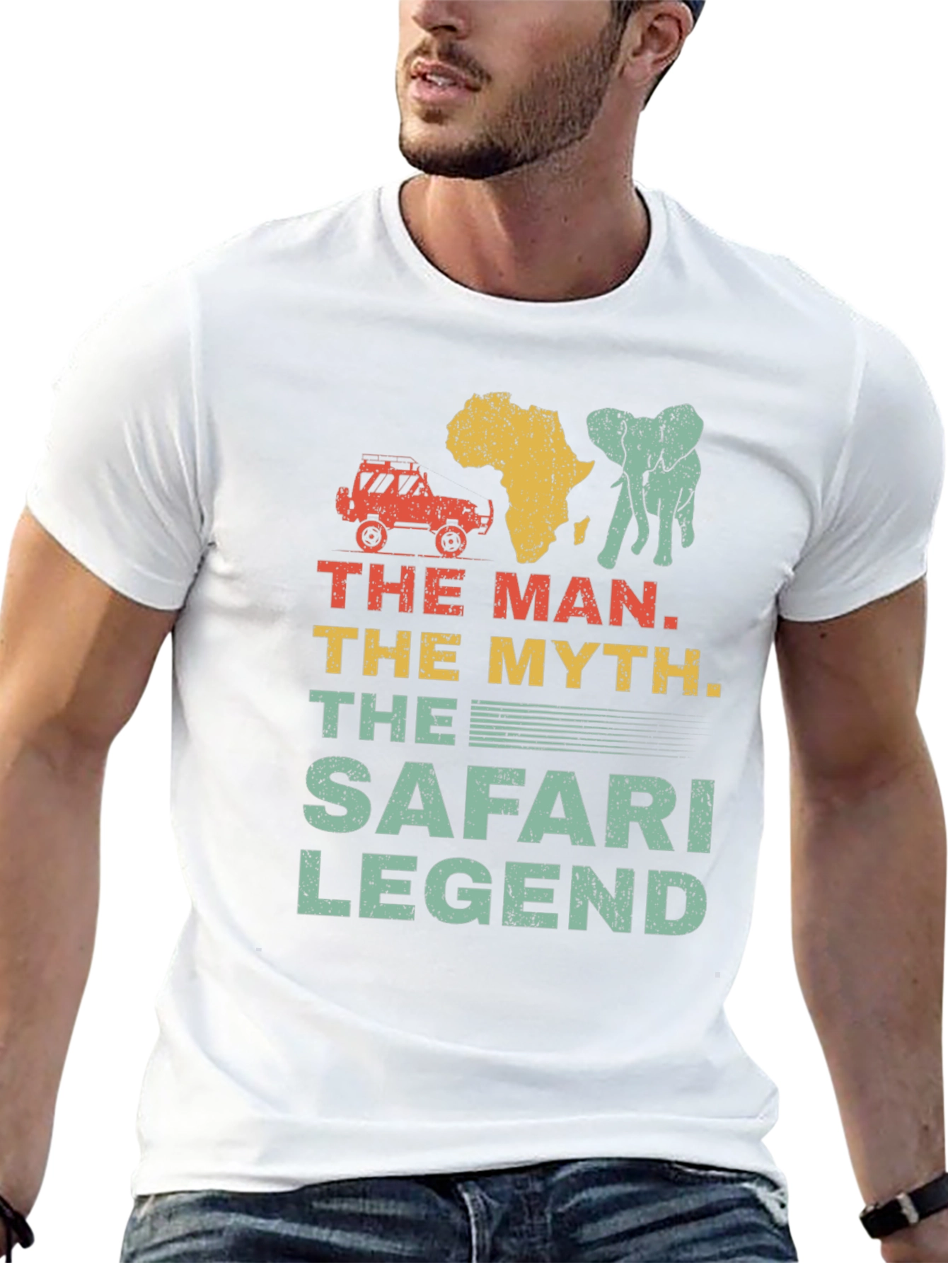 Safari Legend T-Shirt - Man Myth Legend