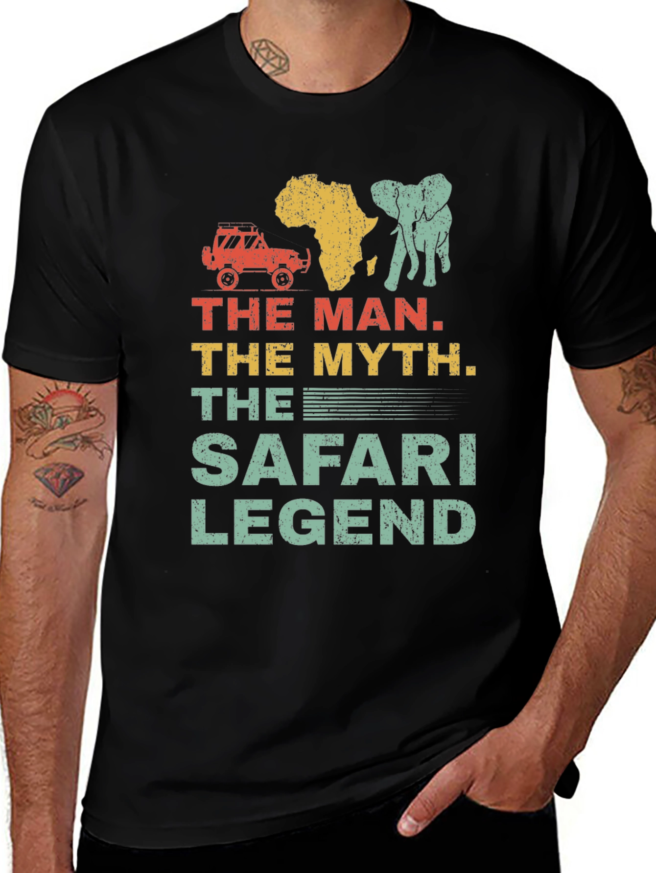 Safari Legend T-Shirt - Man Myth Legend