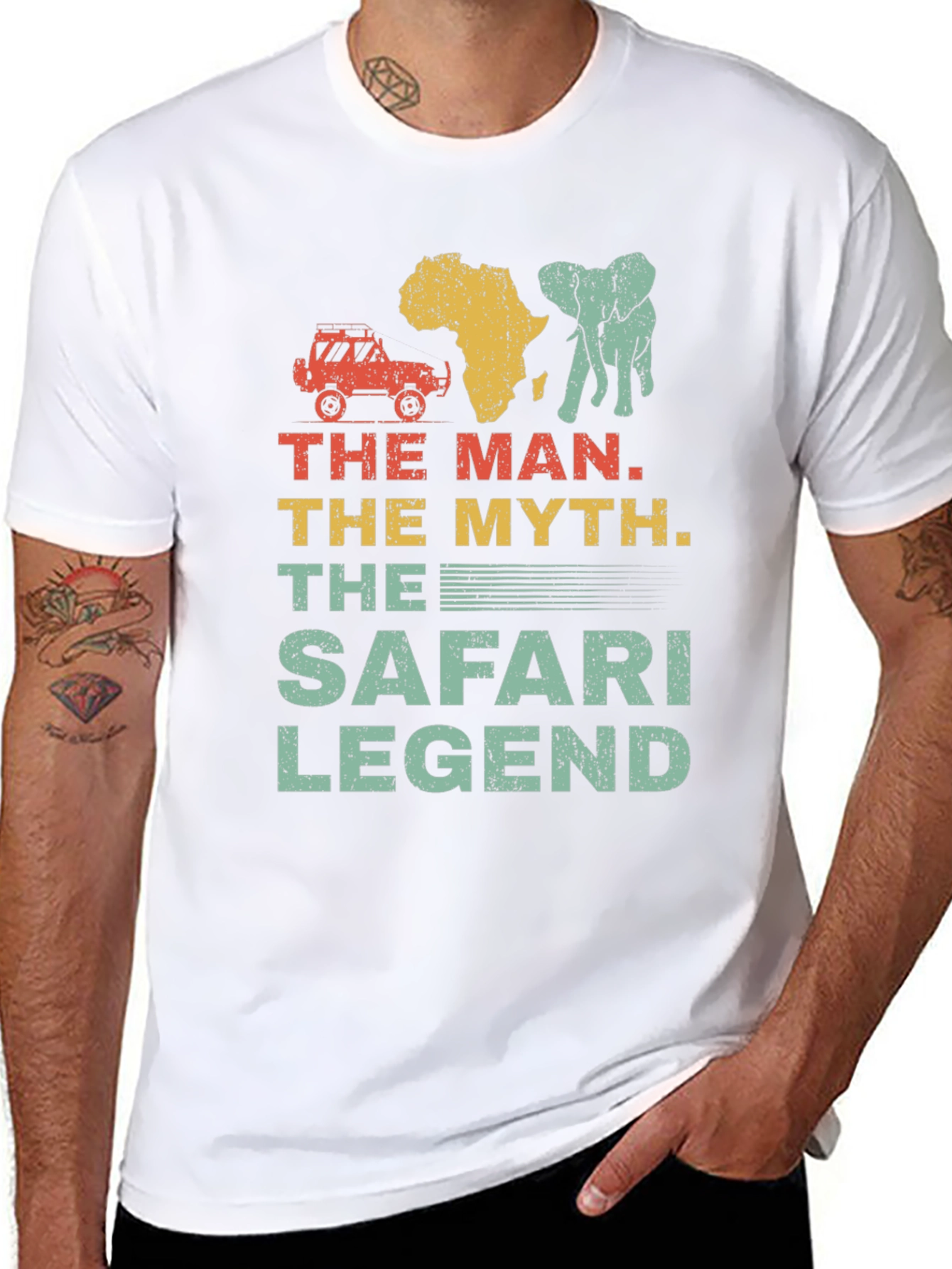 Safari Legend T-Shirt - Man Myth Legend