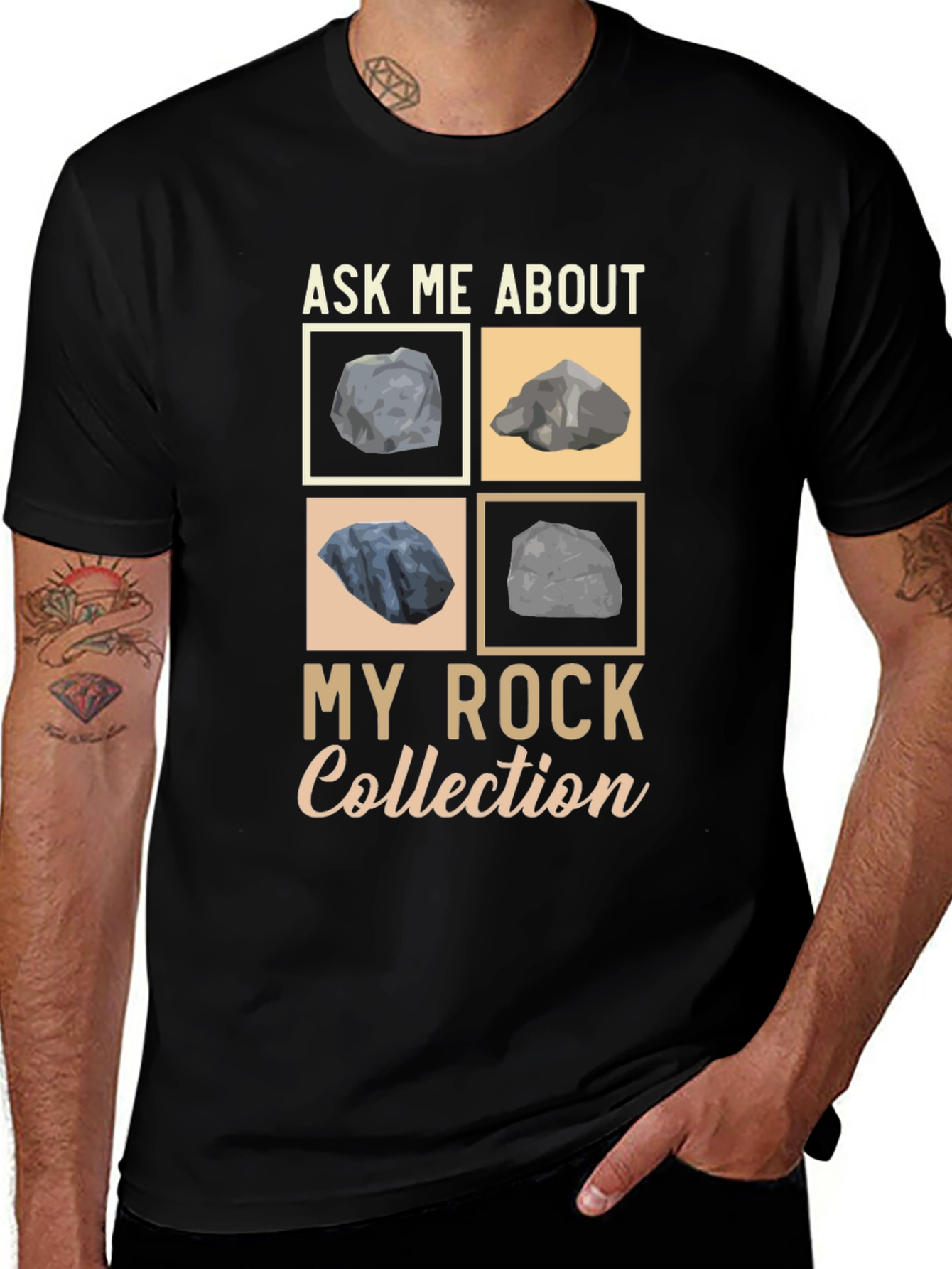 Ask Me About My Rock Collection T-Shirt