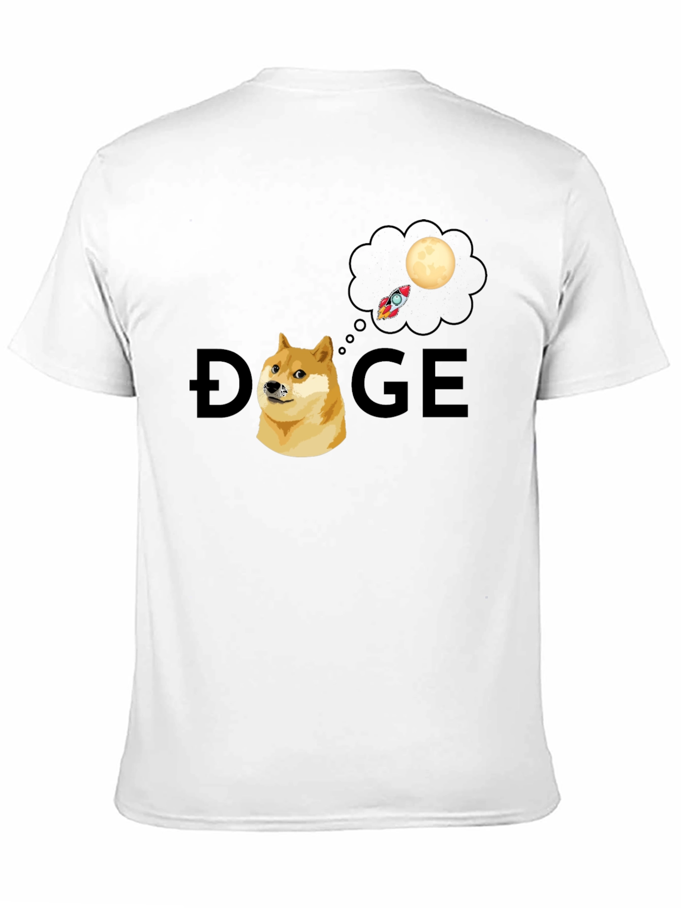 Doge To The Moon Graphic T-Shirt