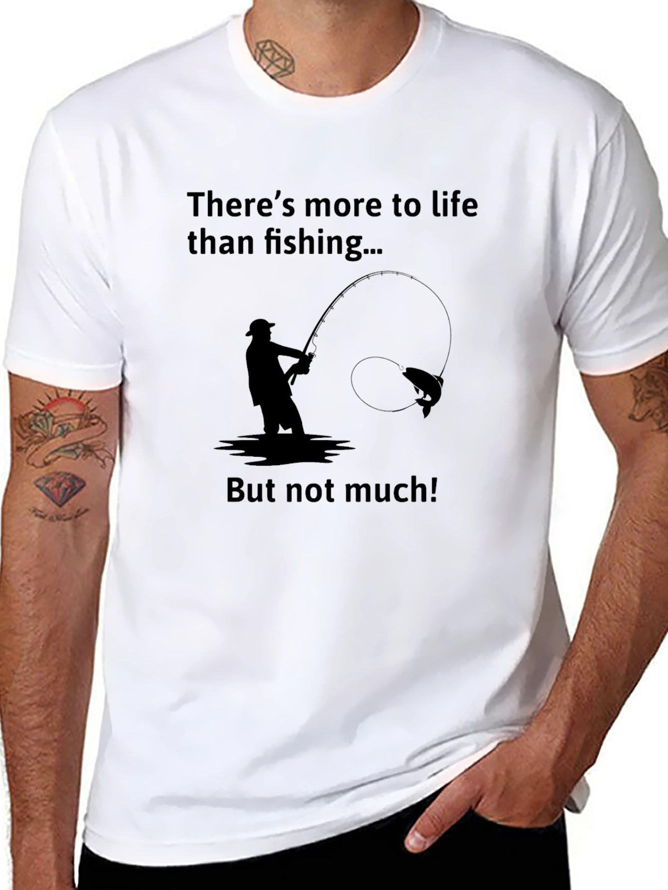 Fishing T-Shirt - Theres More To Life...