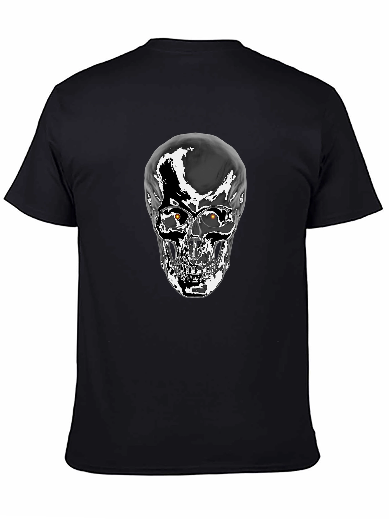 Skull Graphic T-Shirt - Mens Black Tee