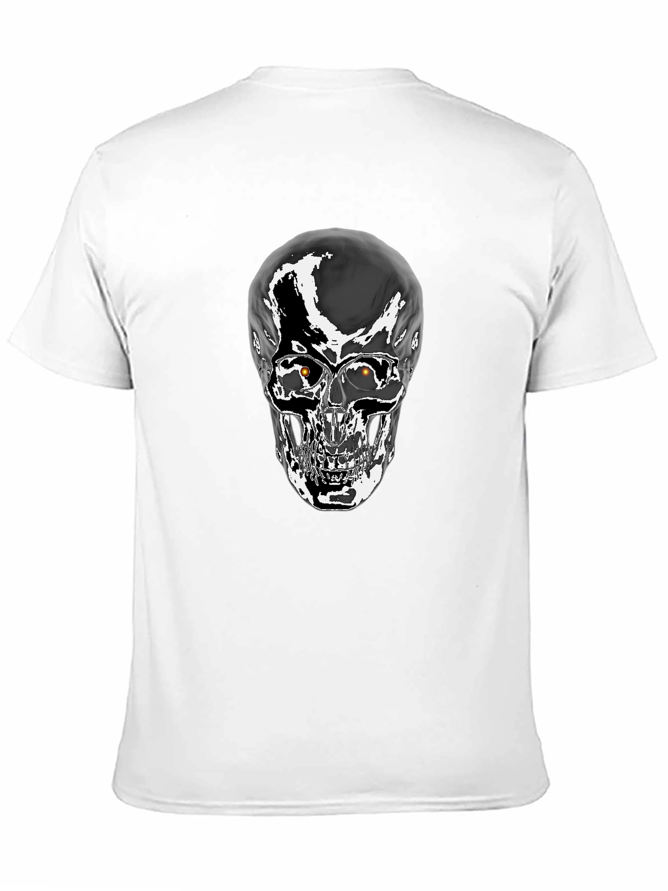 Skull Graphic T-Shirt - Mens Black Tee