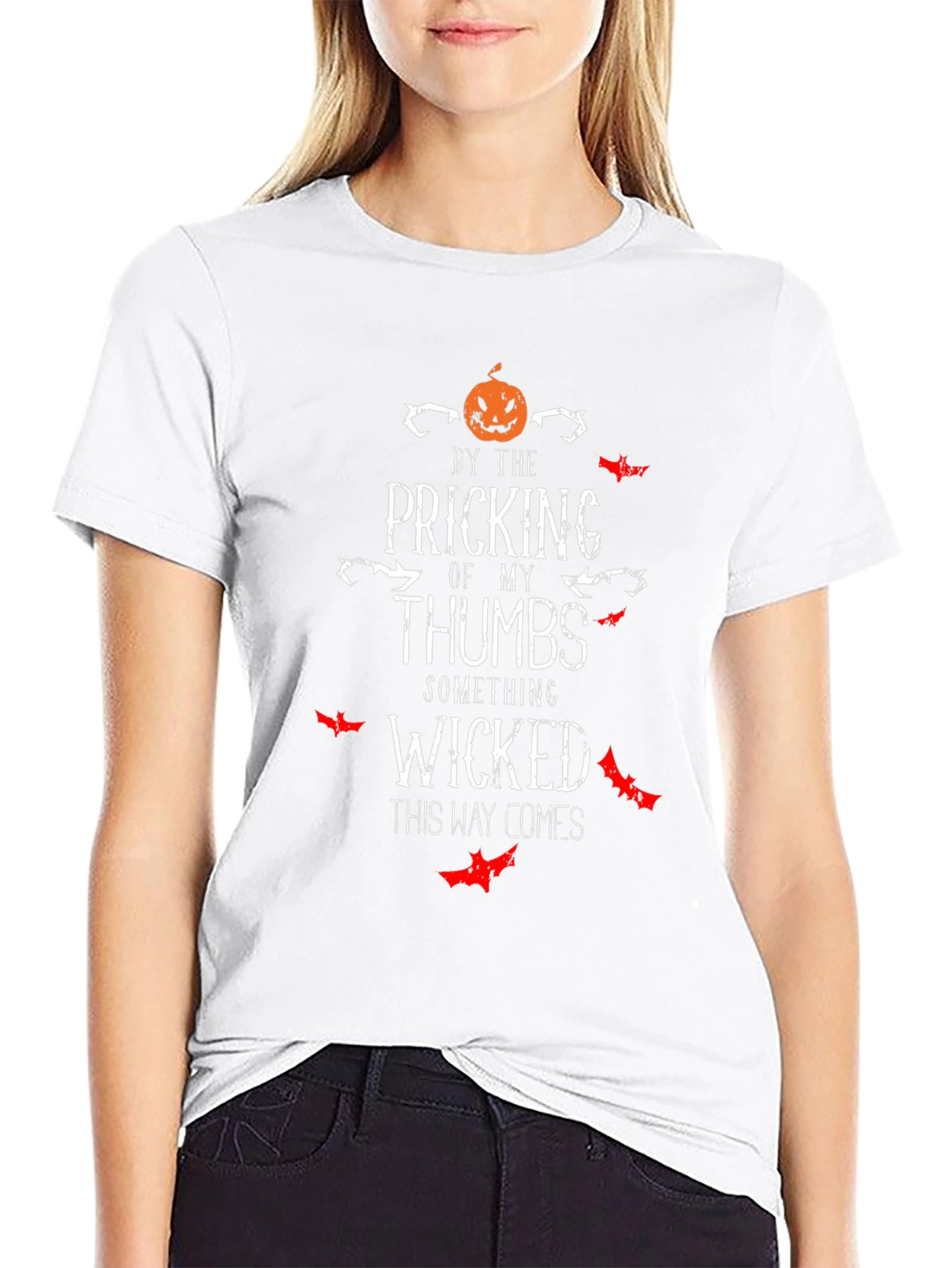 Halloween Pricking of My Thumbs Graphic Tee