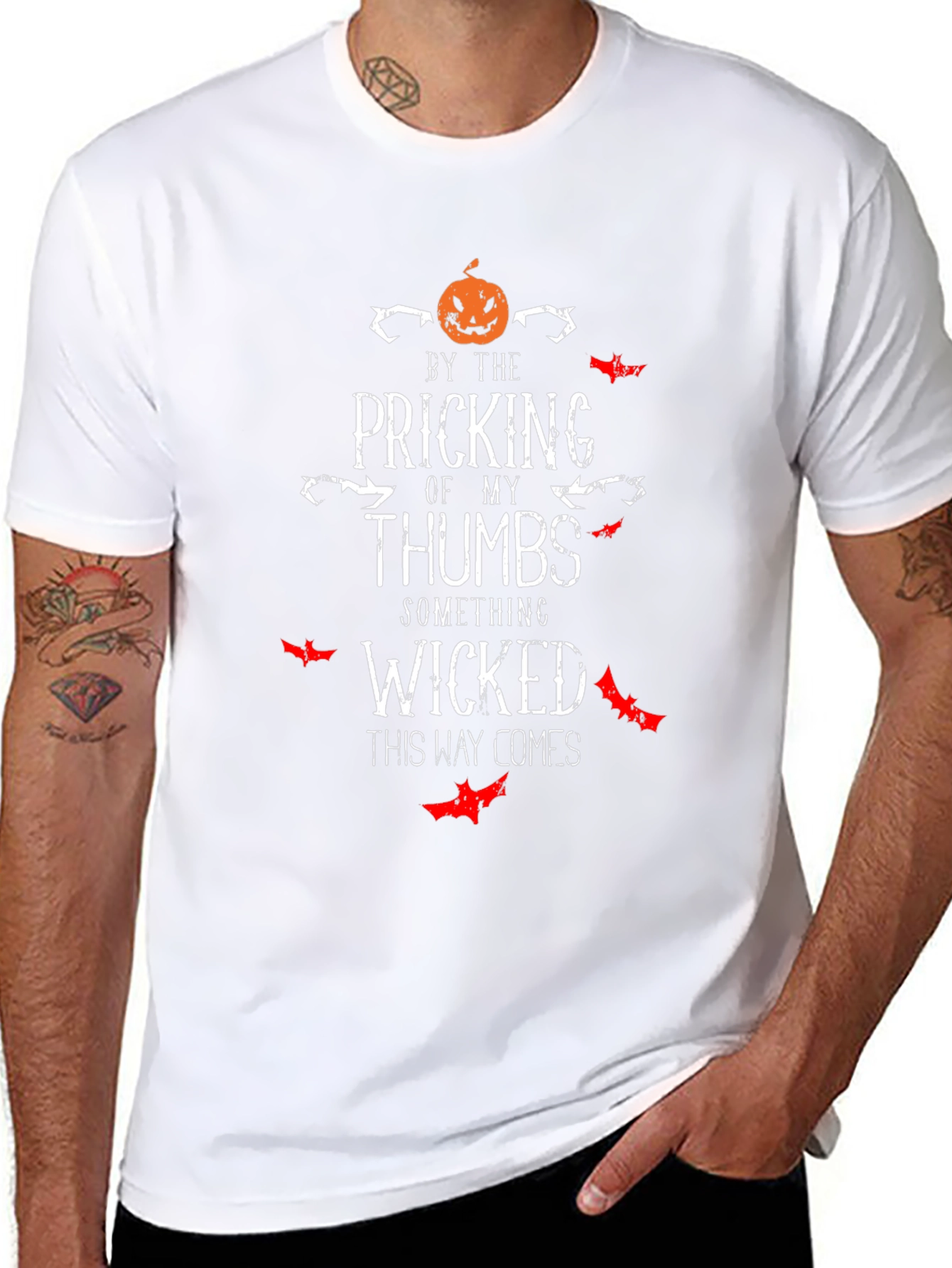 Halloween Pricking of My Thumbs Graphic Tee