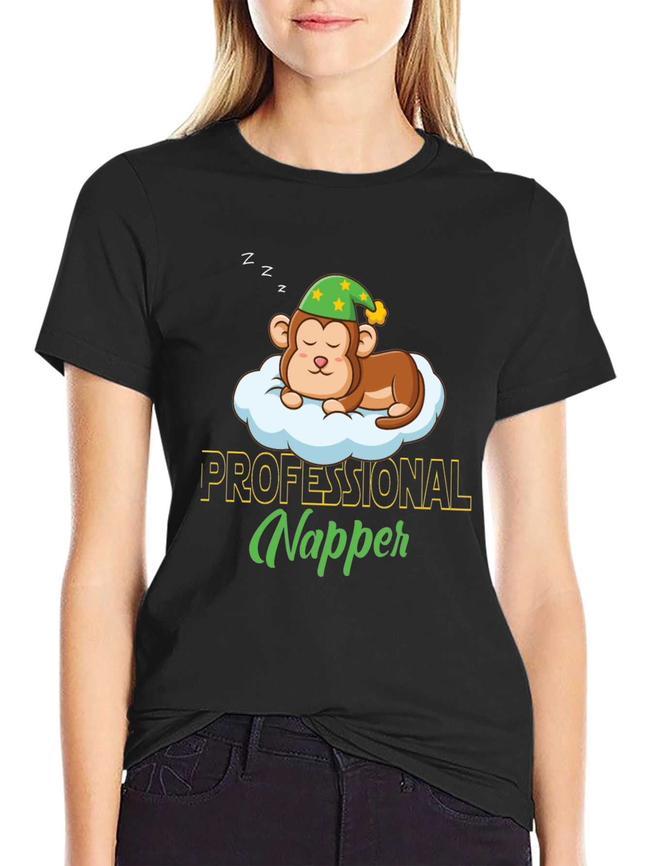 Professional Napper Monkey T-Shirt