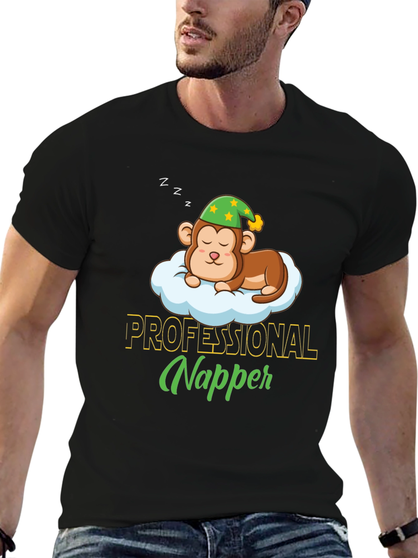 Professional Napper Monkey T-Shirt