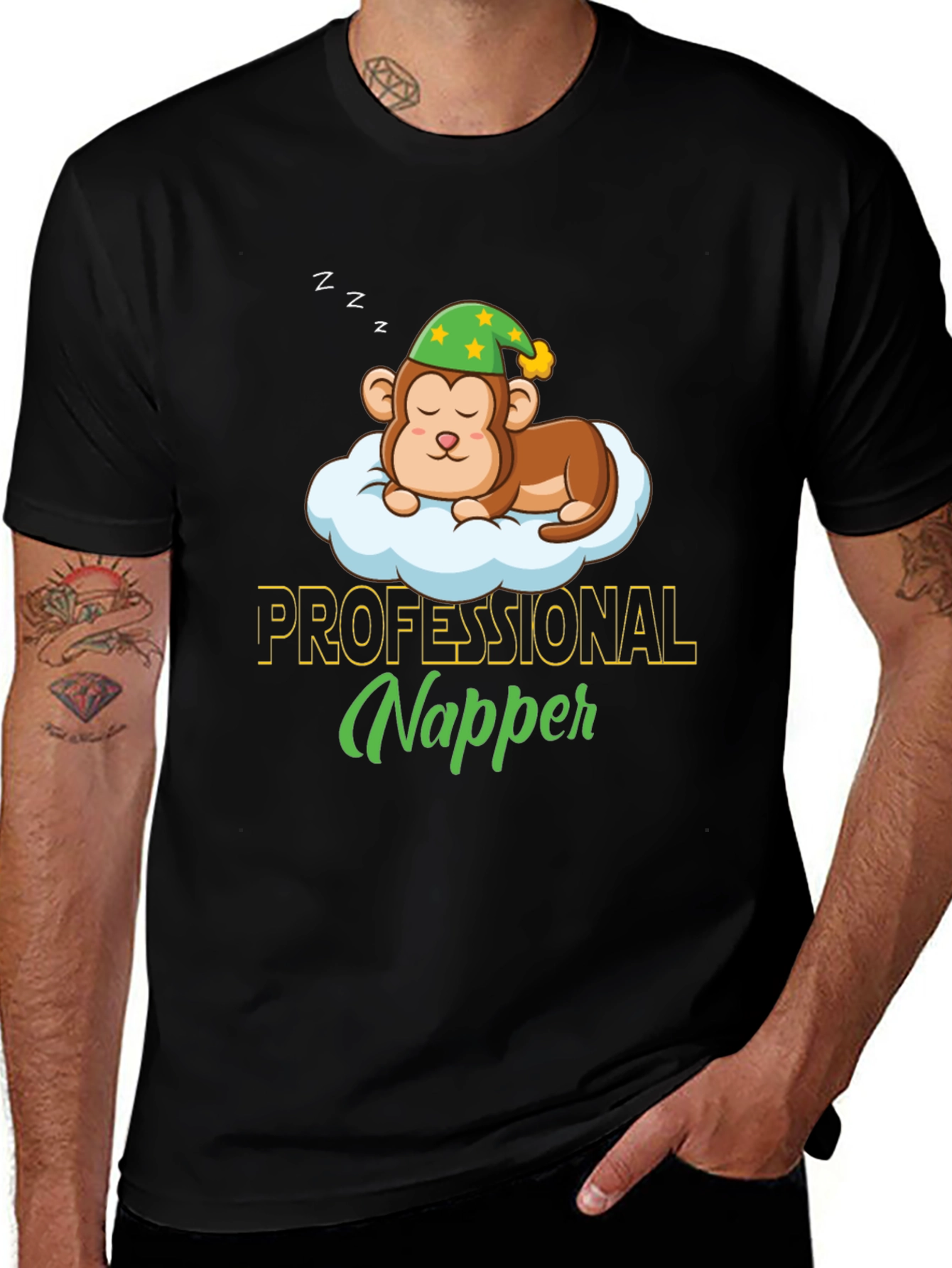 Professional Napper Monkey T-Shirt