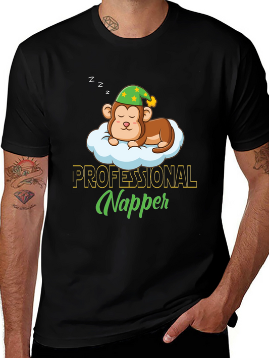 Professional Napper Monkey T-Shirt