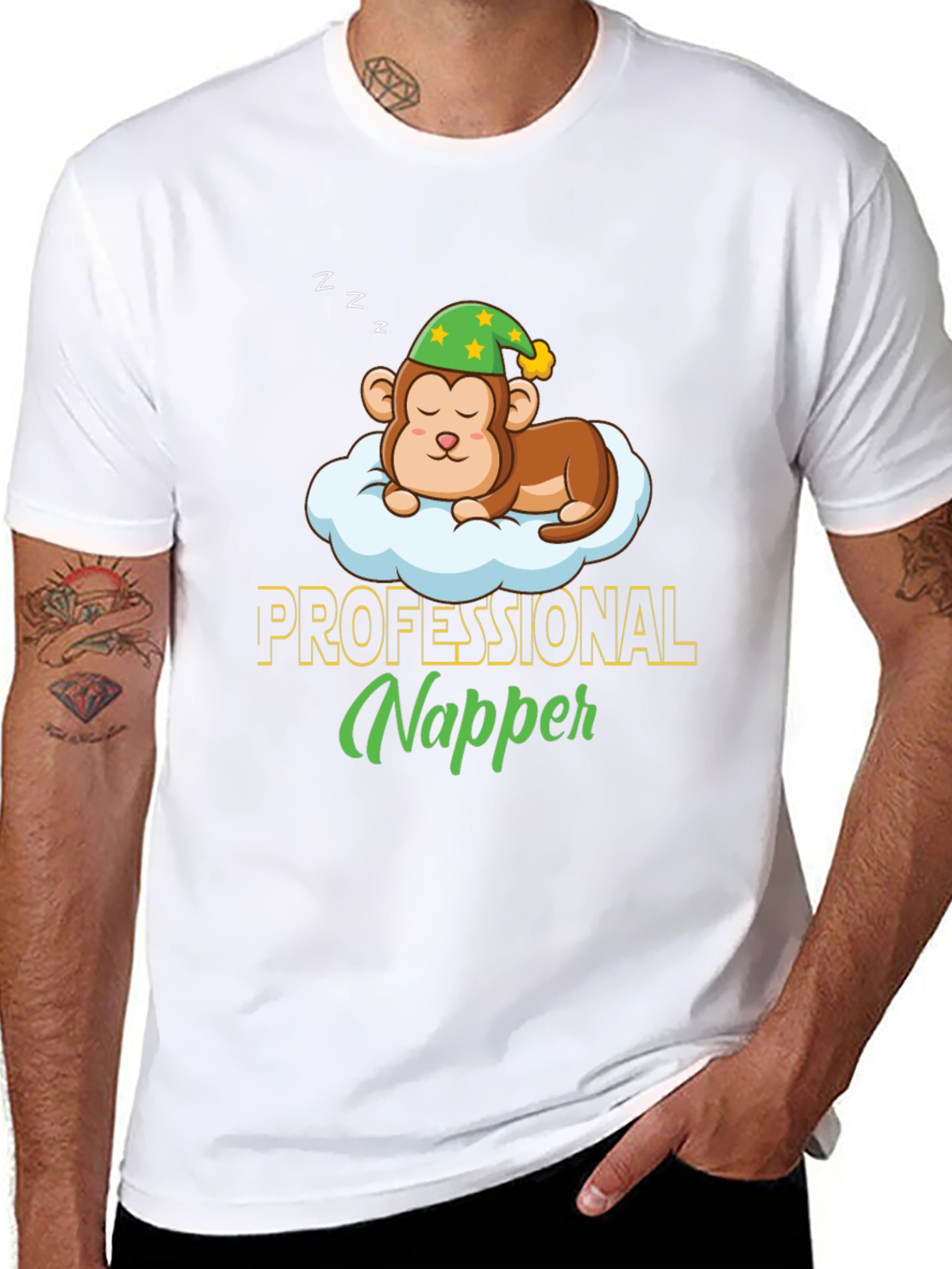 Professional Napper Monkey T-Shirt