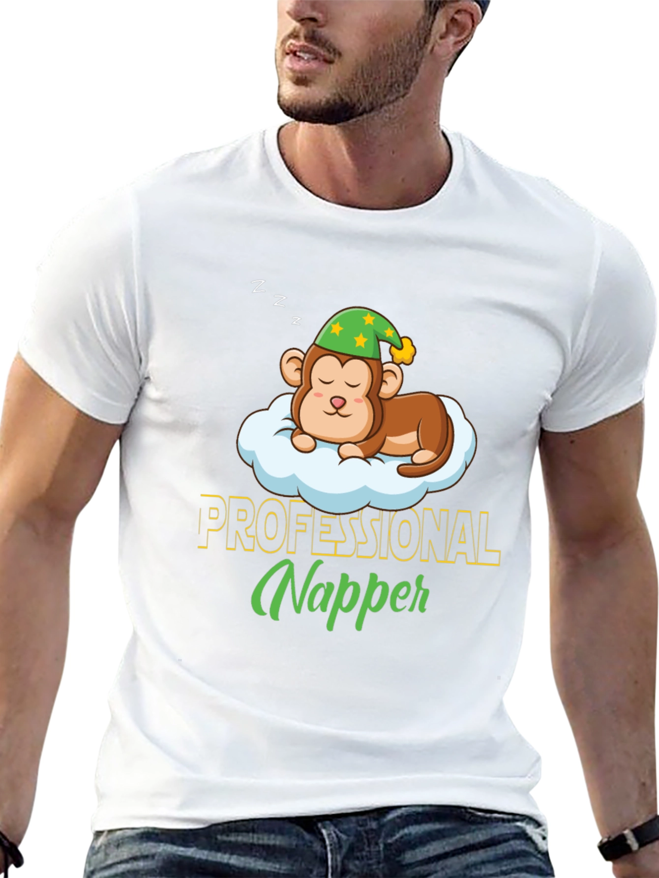 Professional Napper Monkey T-Shirt
