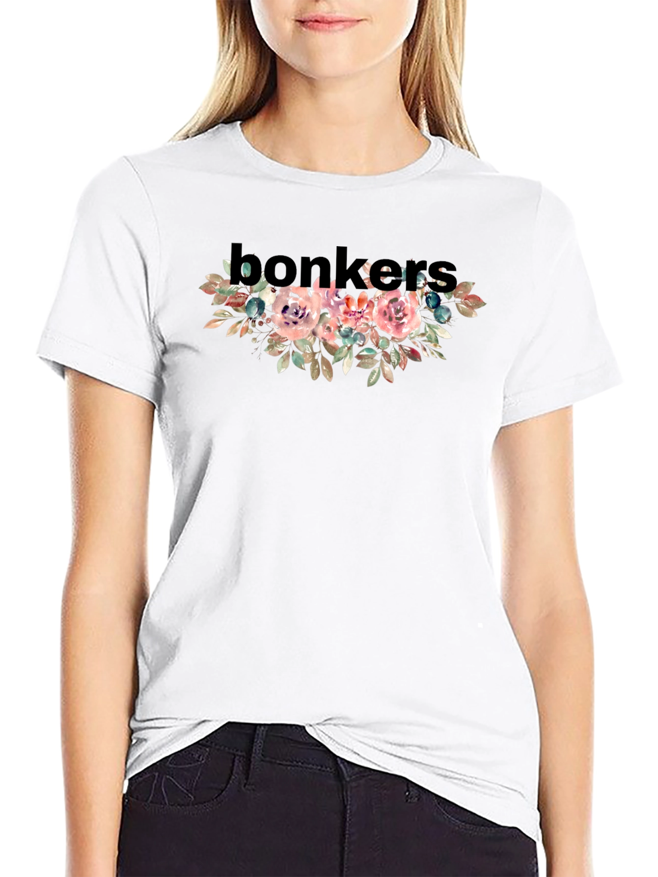 Bonkers Floral T-Shirt - Stylish & Unique