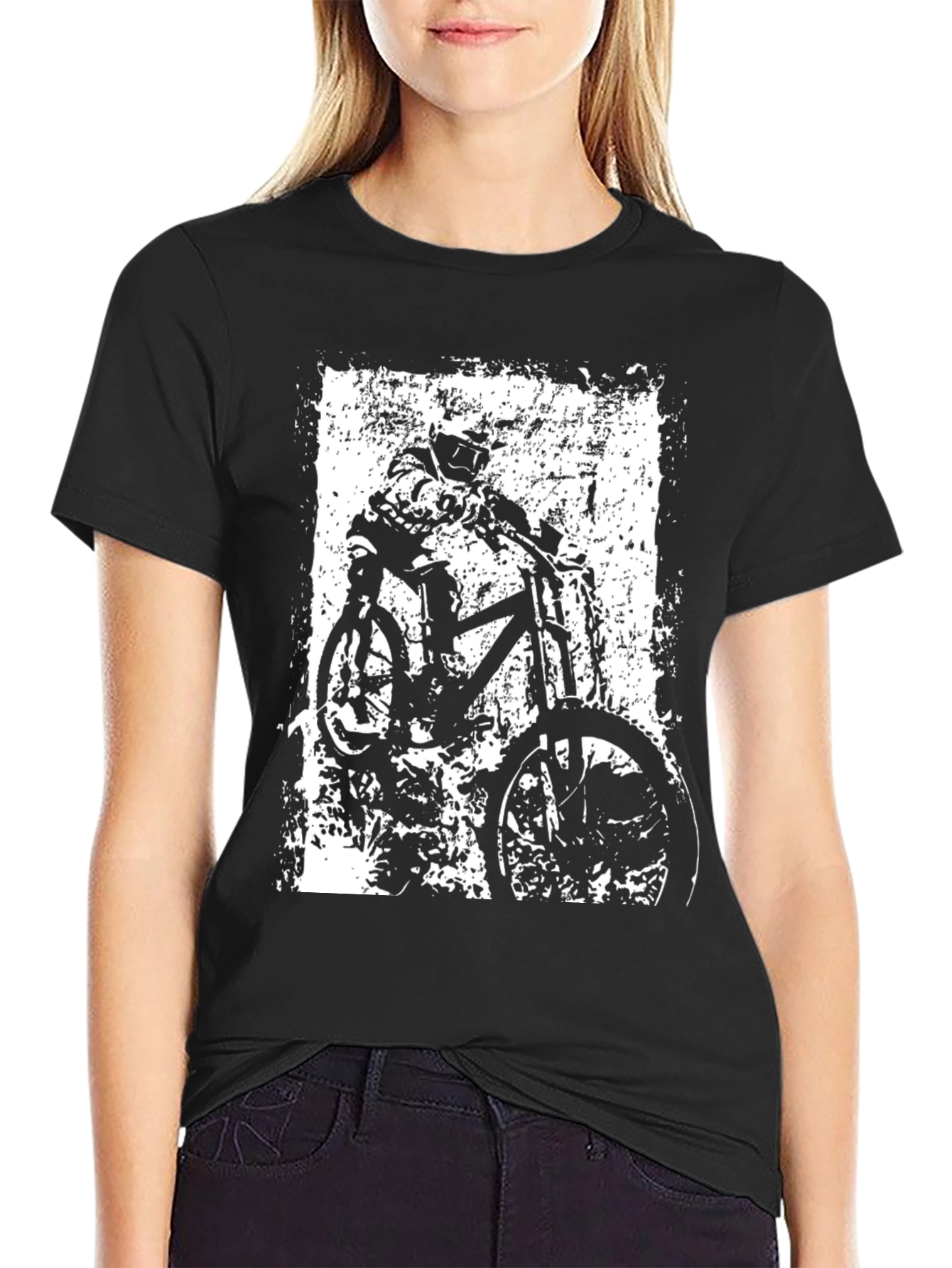 Mountain Bike Rider Graphic T-Shirt