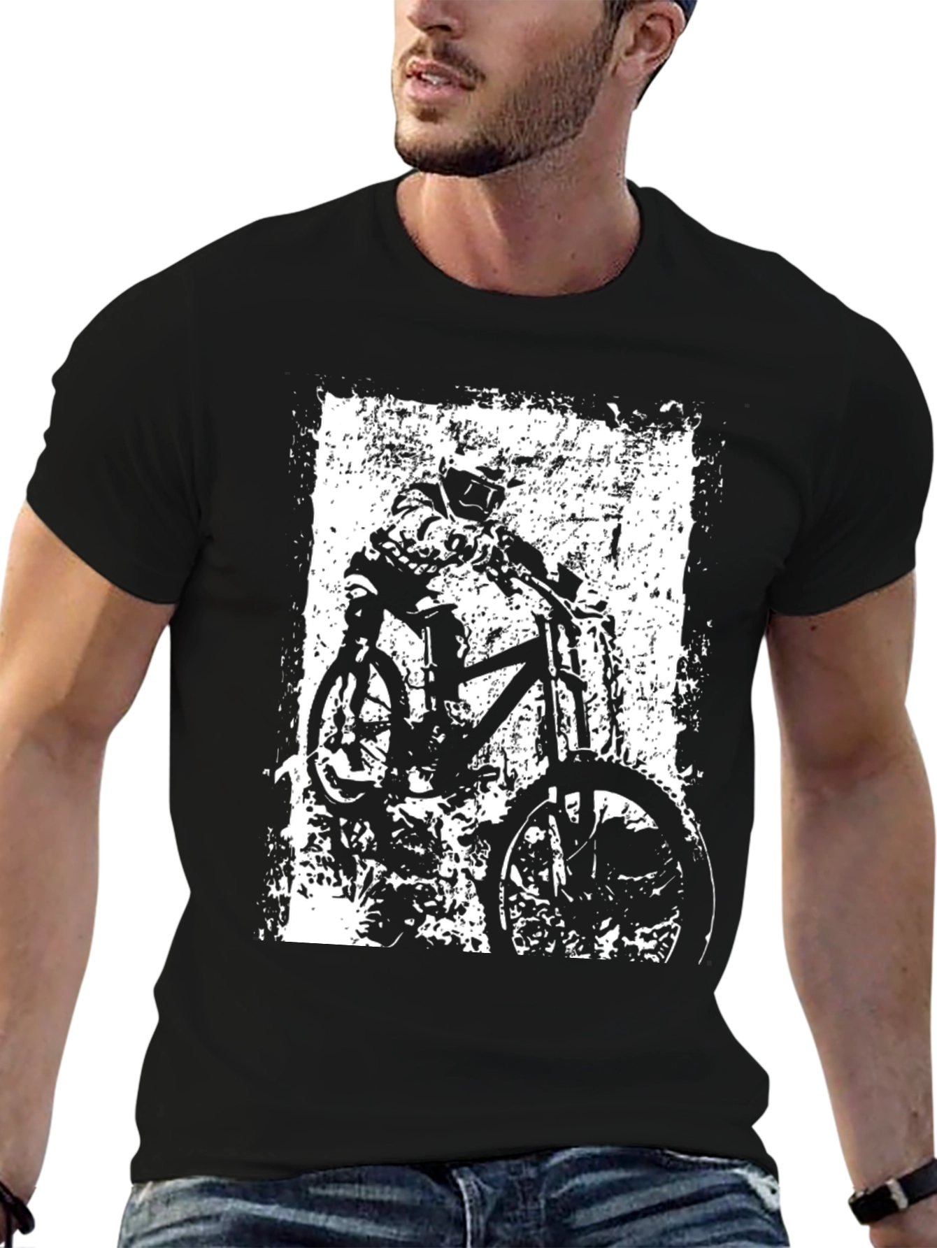 Mountain Bike Rider Graphic T-Shirt