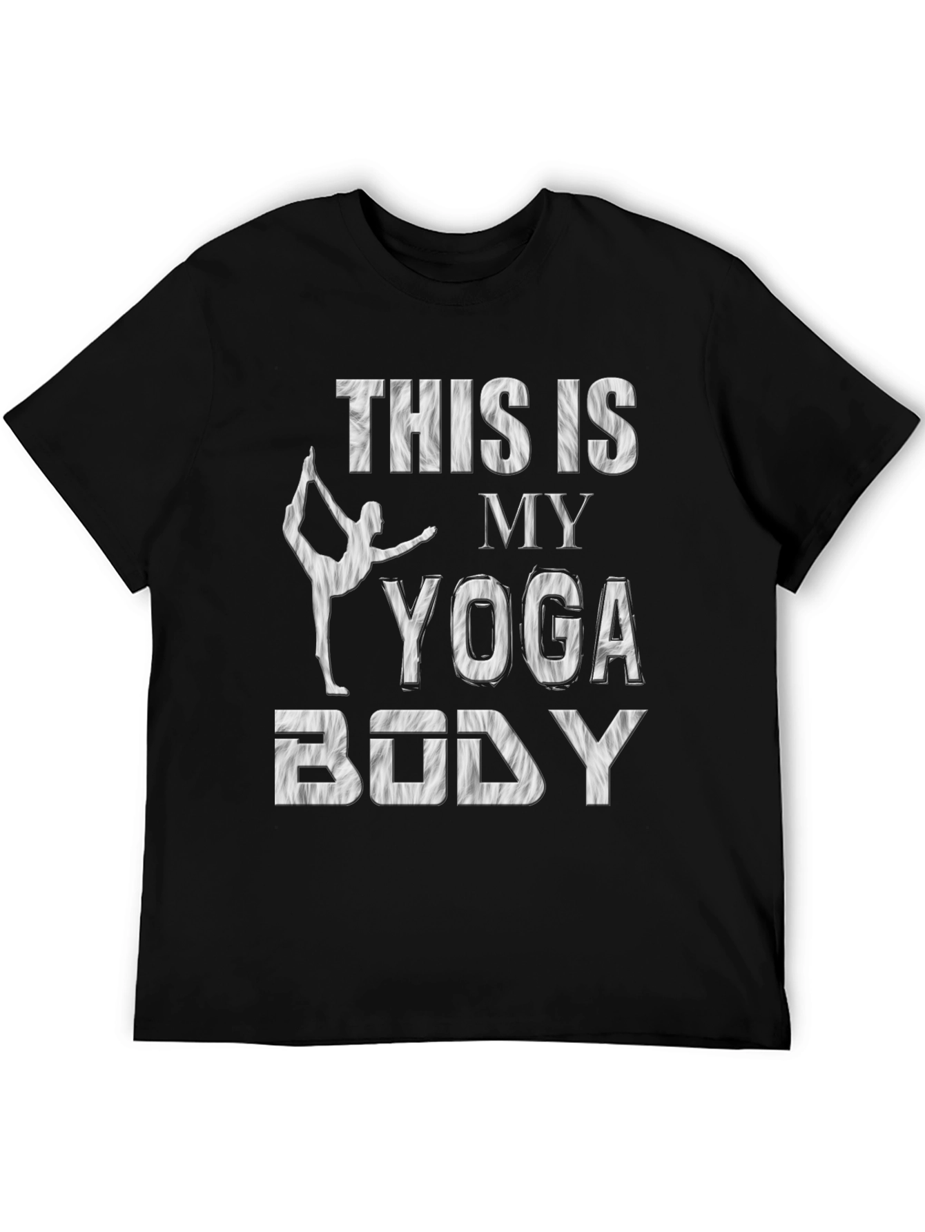 Yoga Body T-Shirt - Black Fitness Apparel