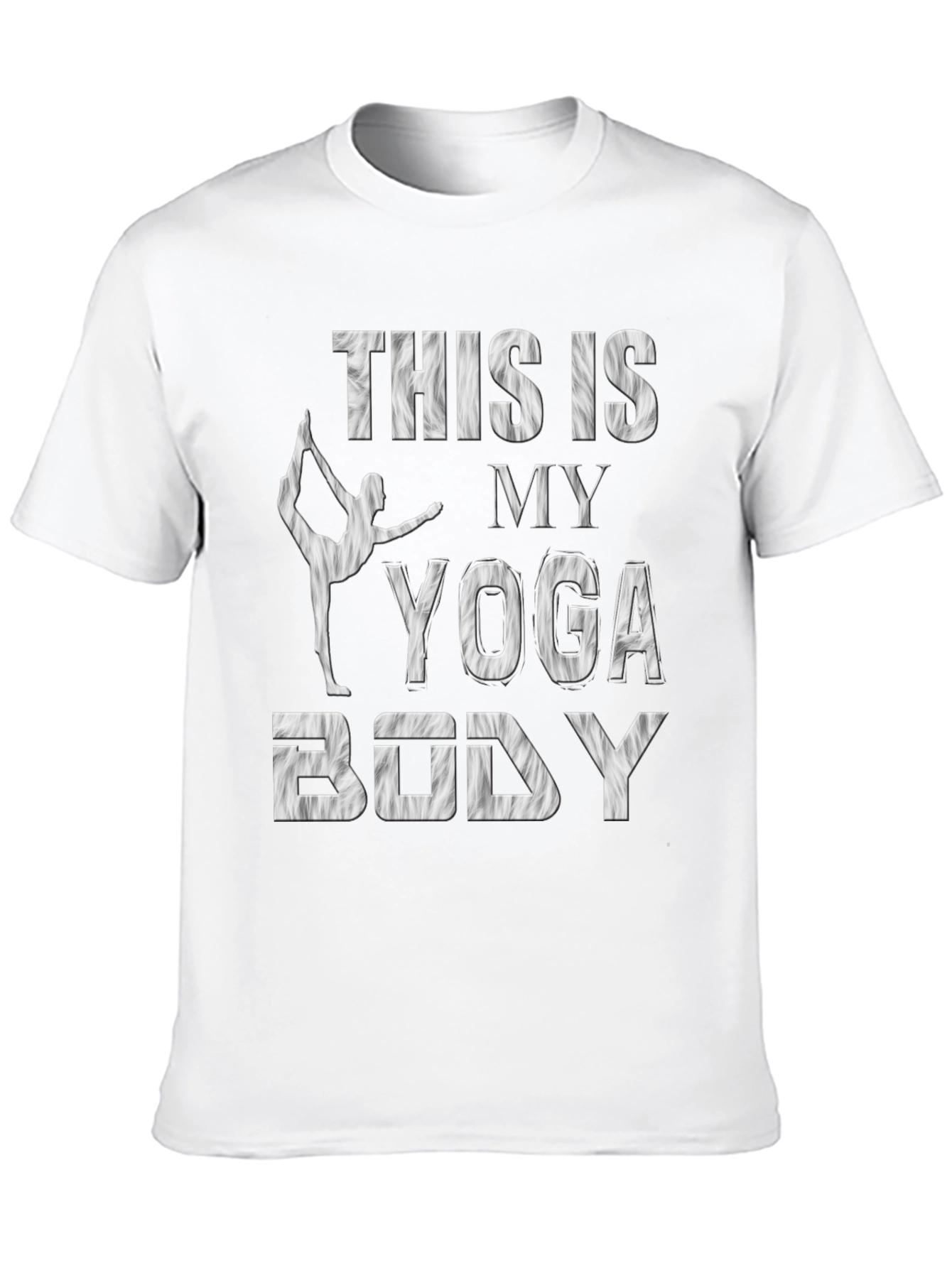 Yoga Body T-Shirt - Black Fitness Apparel