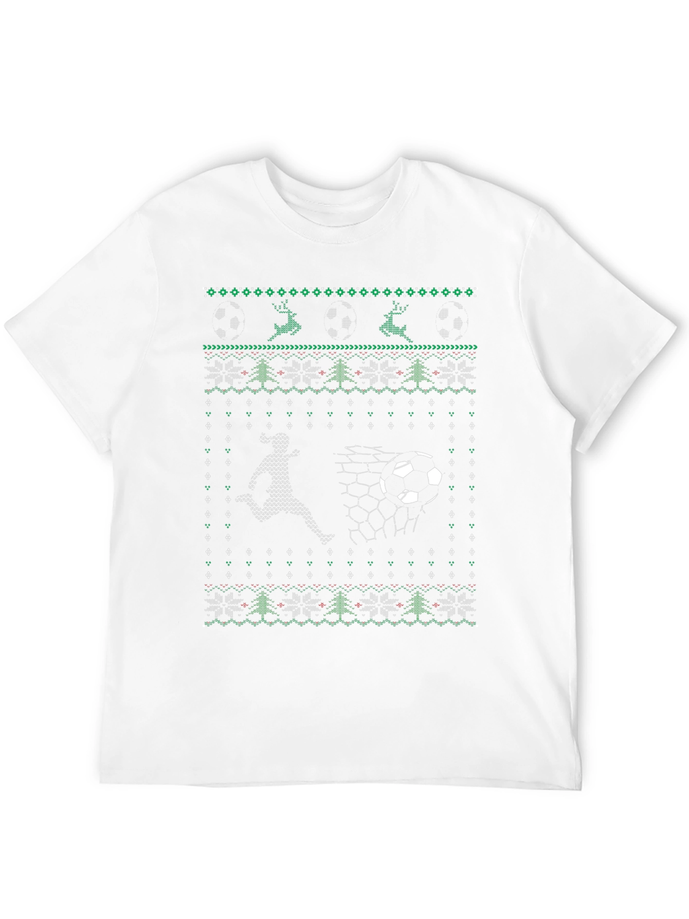Soccer Ugly Christmas Sweater T-Shirt