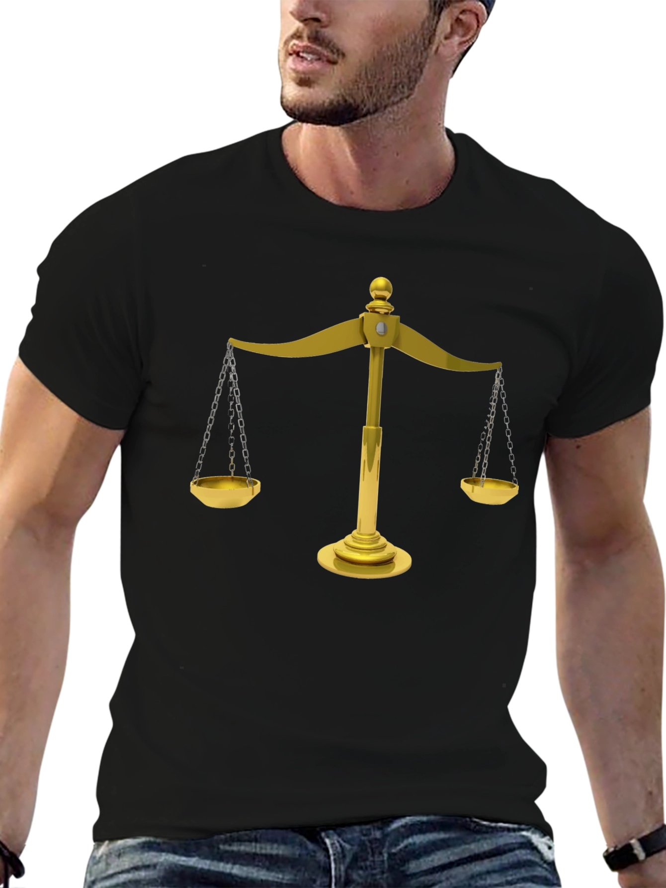 Scales of Justice Graphic T-Shirt