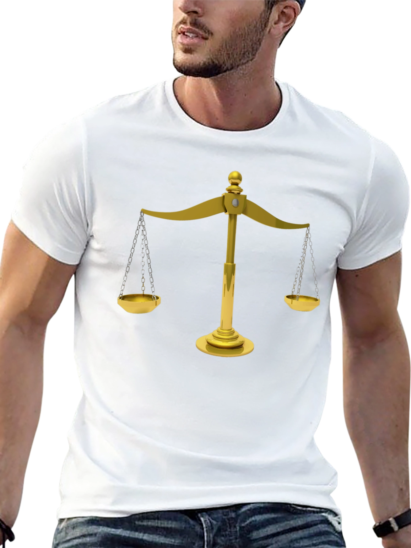 Scales of Justice Graphic T-Shirt