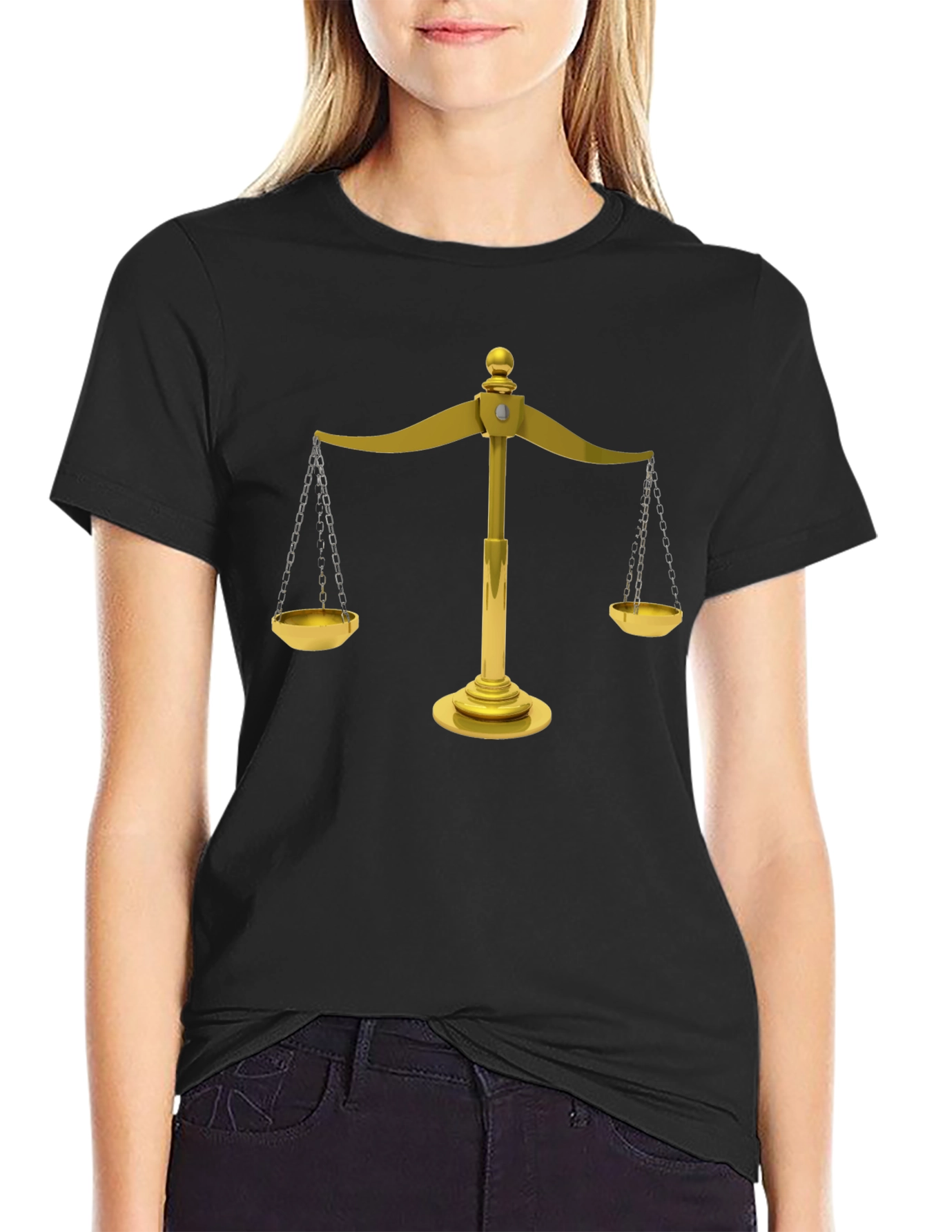Scales of Justice Graphic T-Shirt