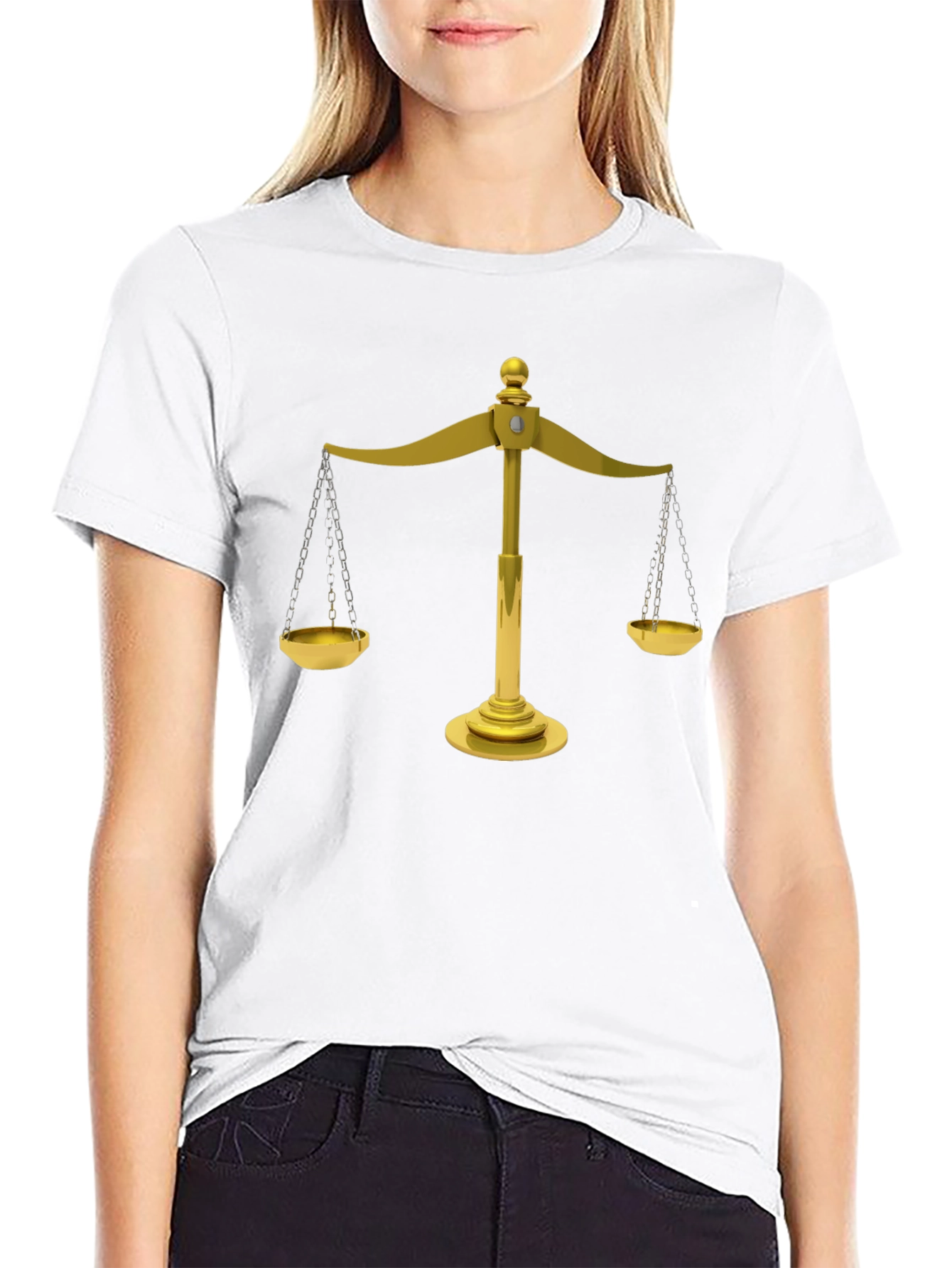 Scales of Justice Graphic T-Shirt
