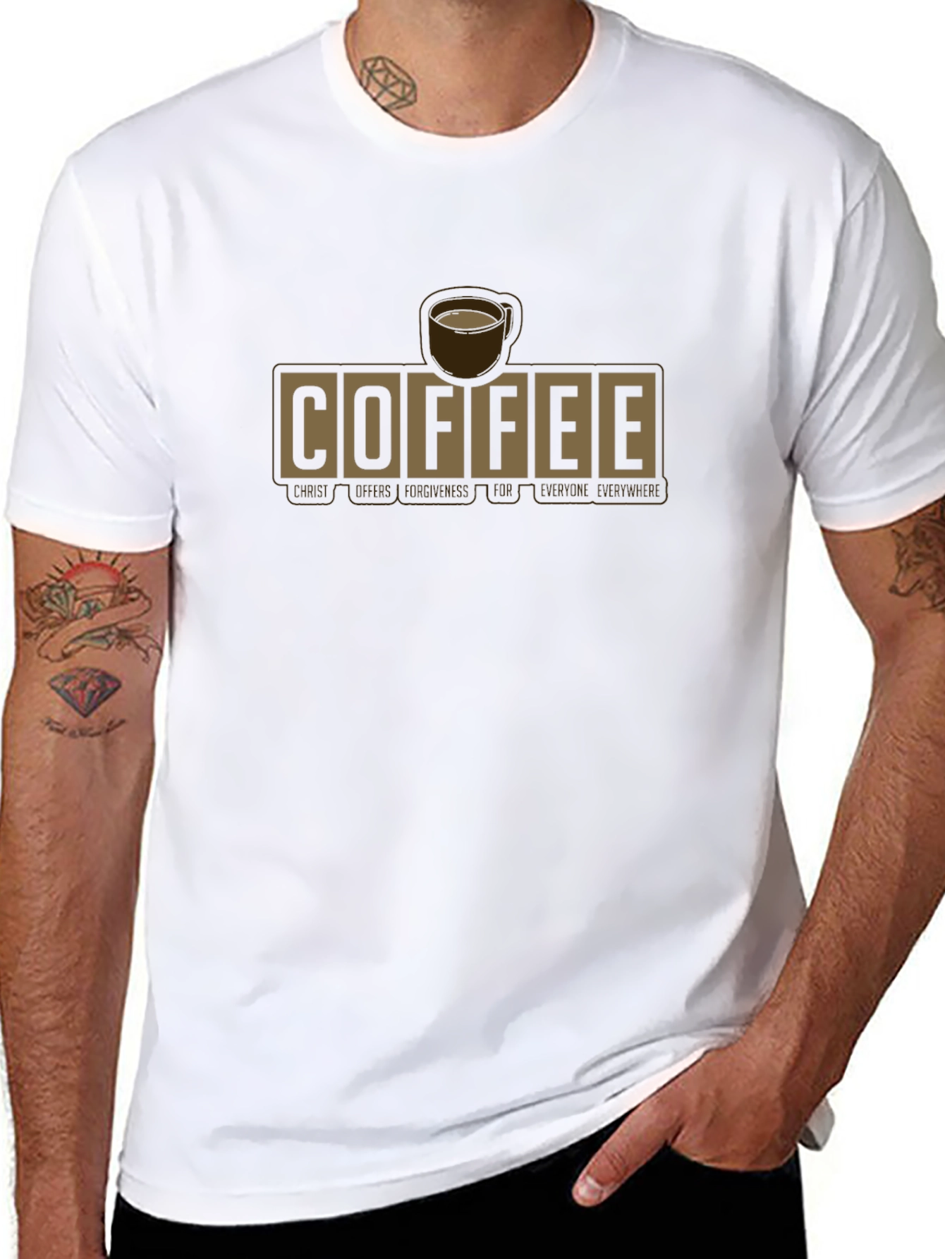 Coffee T-Shirt - Caffeine Lovers Graphic Tee