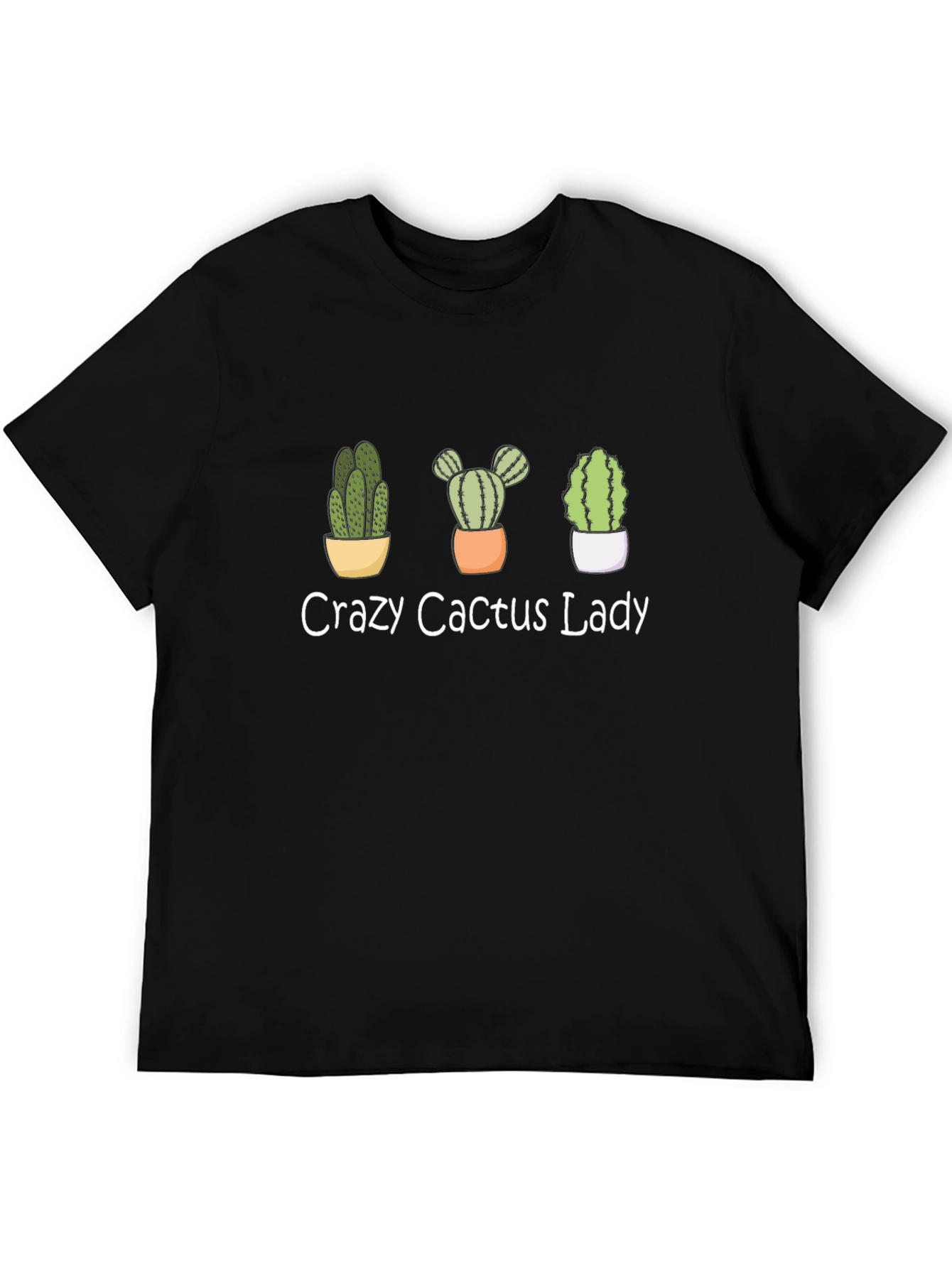 Crazy Cactus Lady Graphic T-Shirt