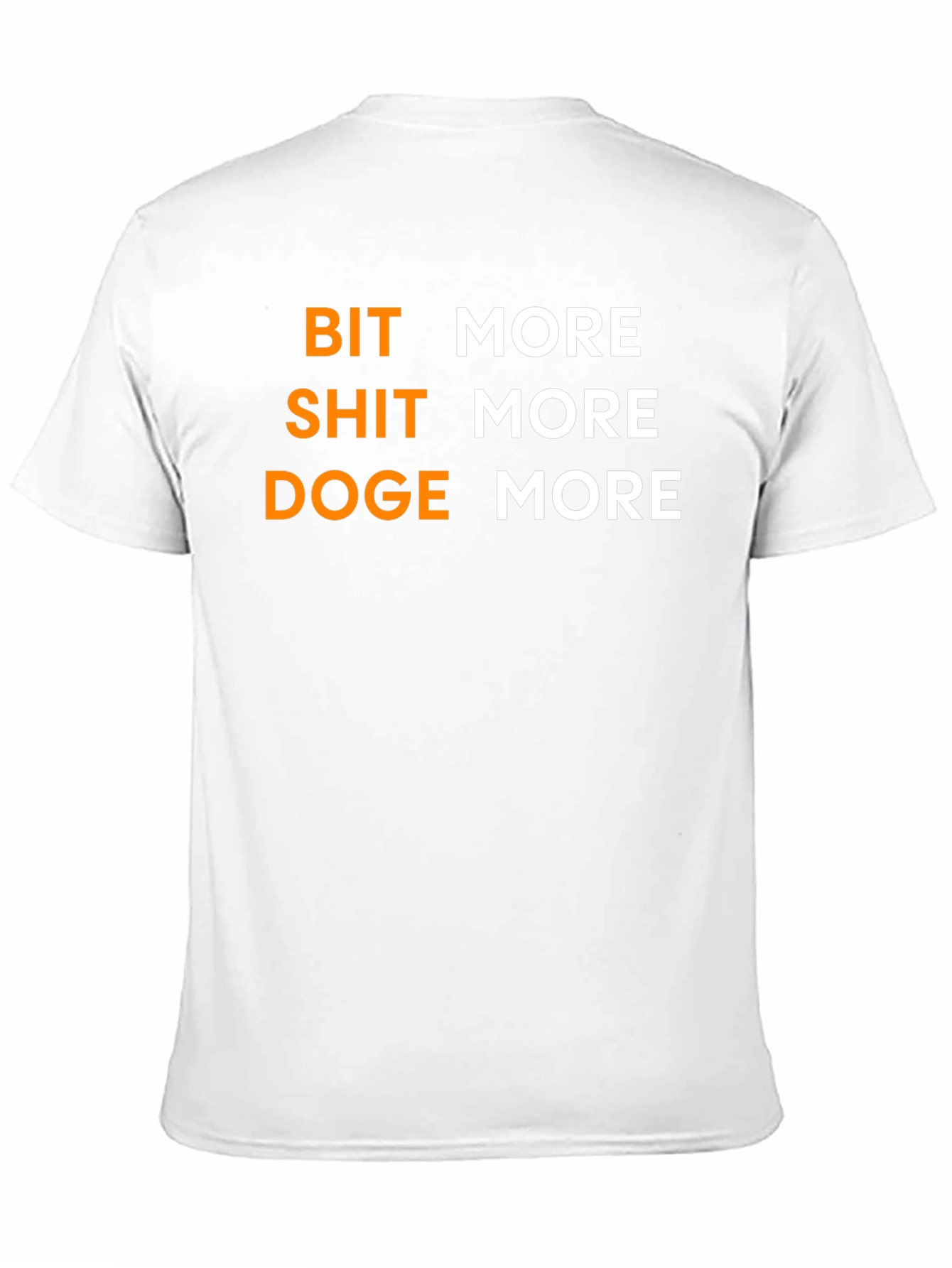 Bit Shit Doge More Black T-Shirt