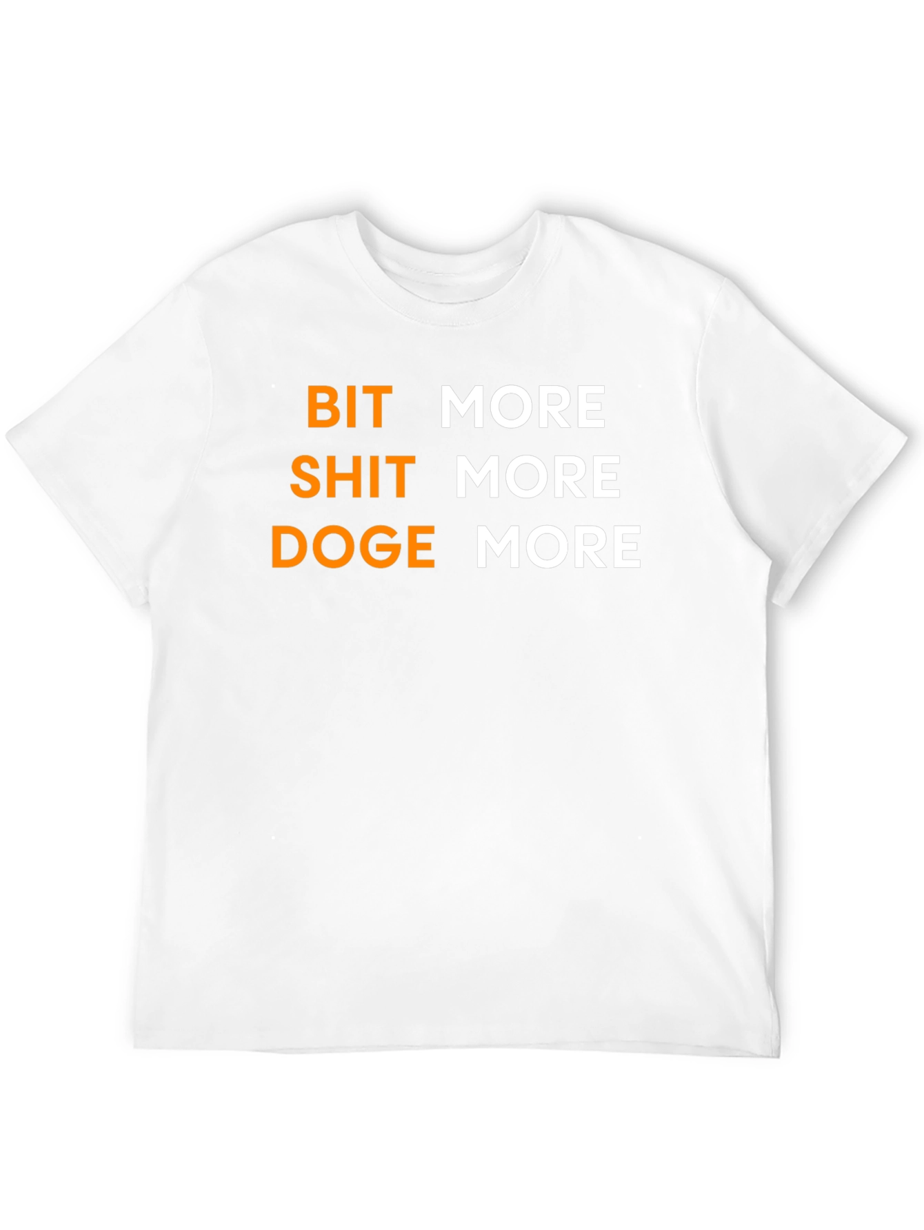 Bit Shit Doge More Black T-Shirt