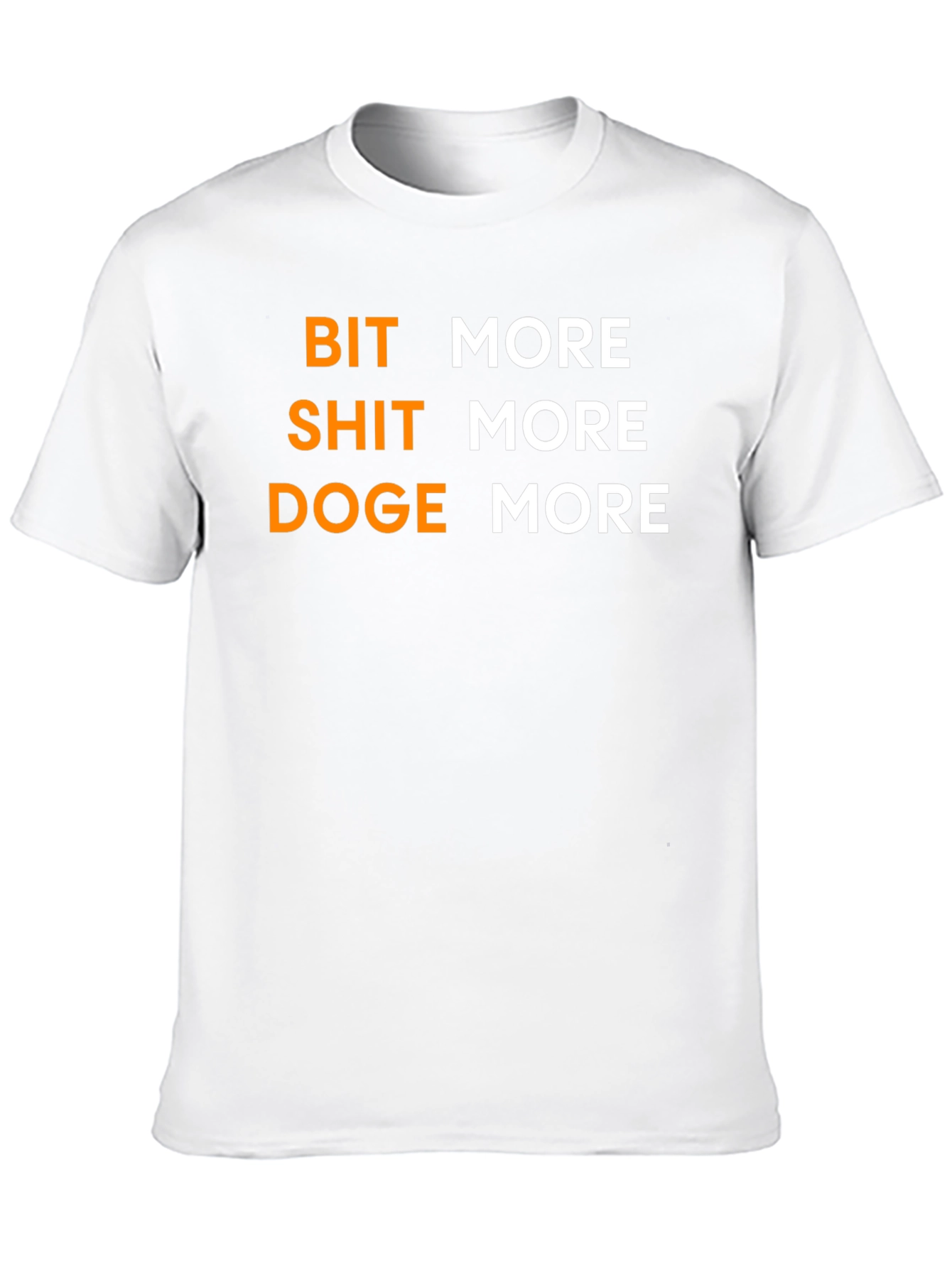Bit Shit Doge More Black T-Shirt