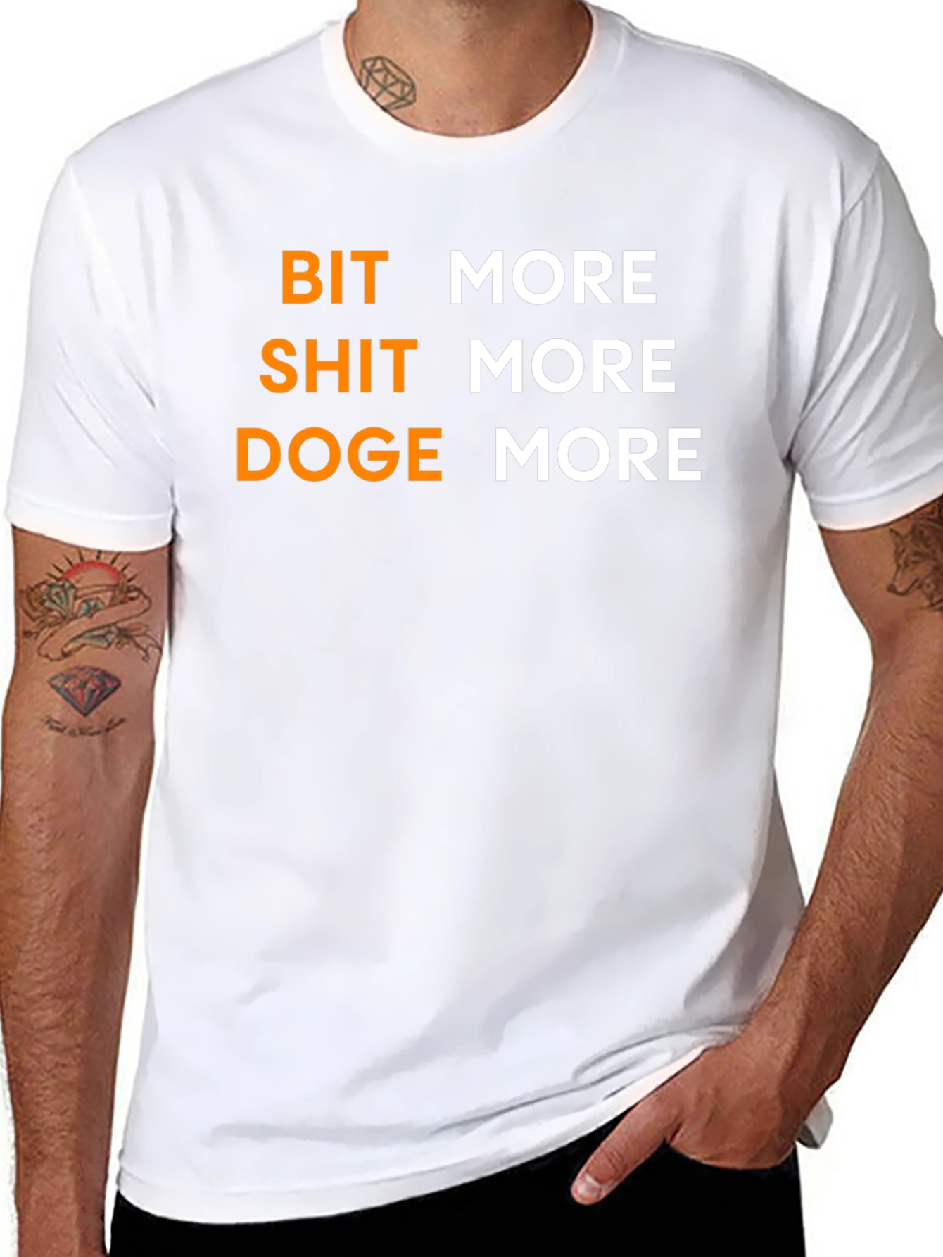 Bit Shit Doge More Black T-Shirt