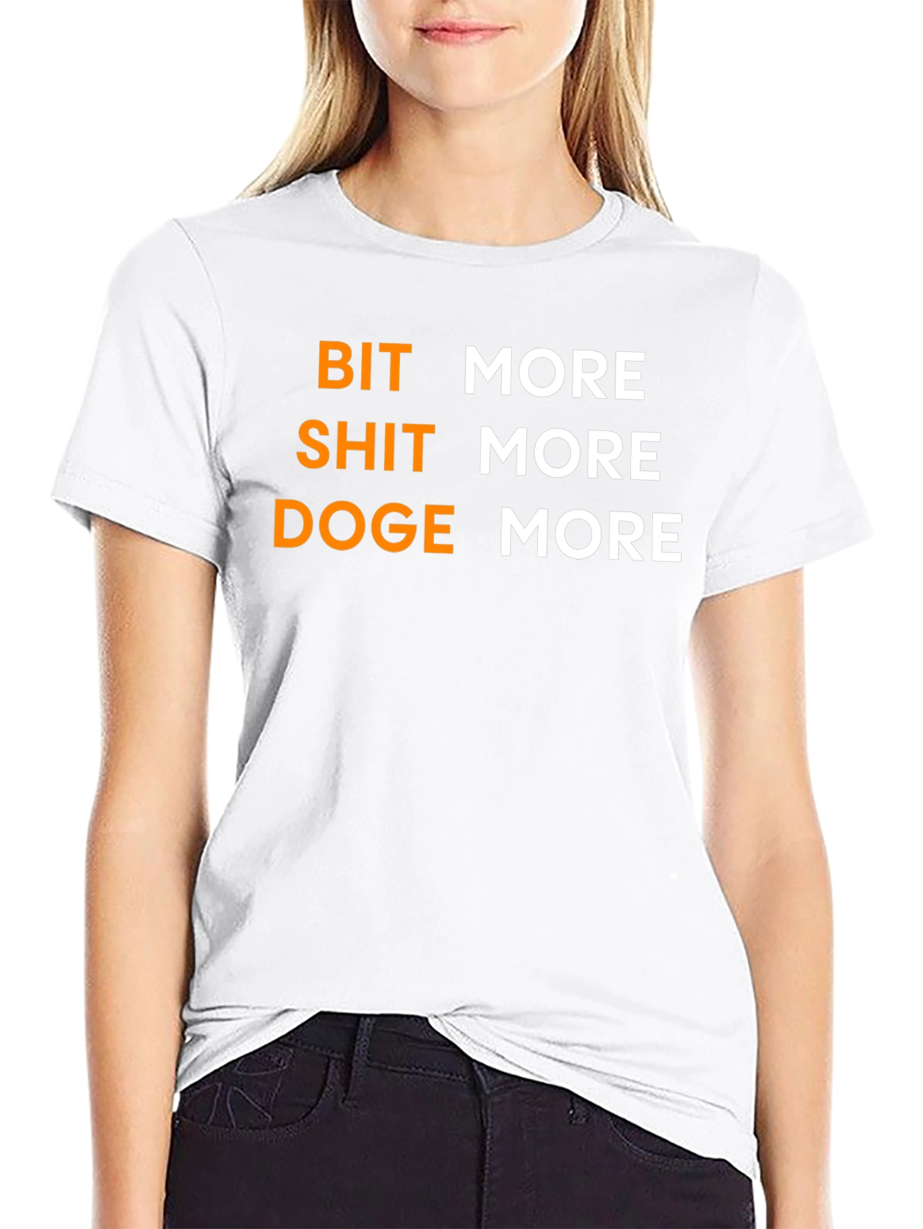 Bit Shit Doge More Black T-Shirt