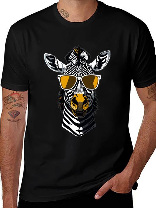 Cool Zebra Graphic T-Shirt