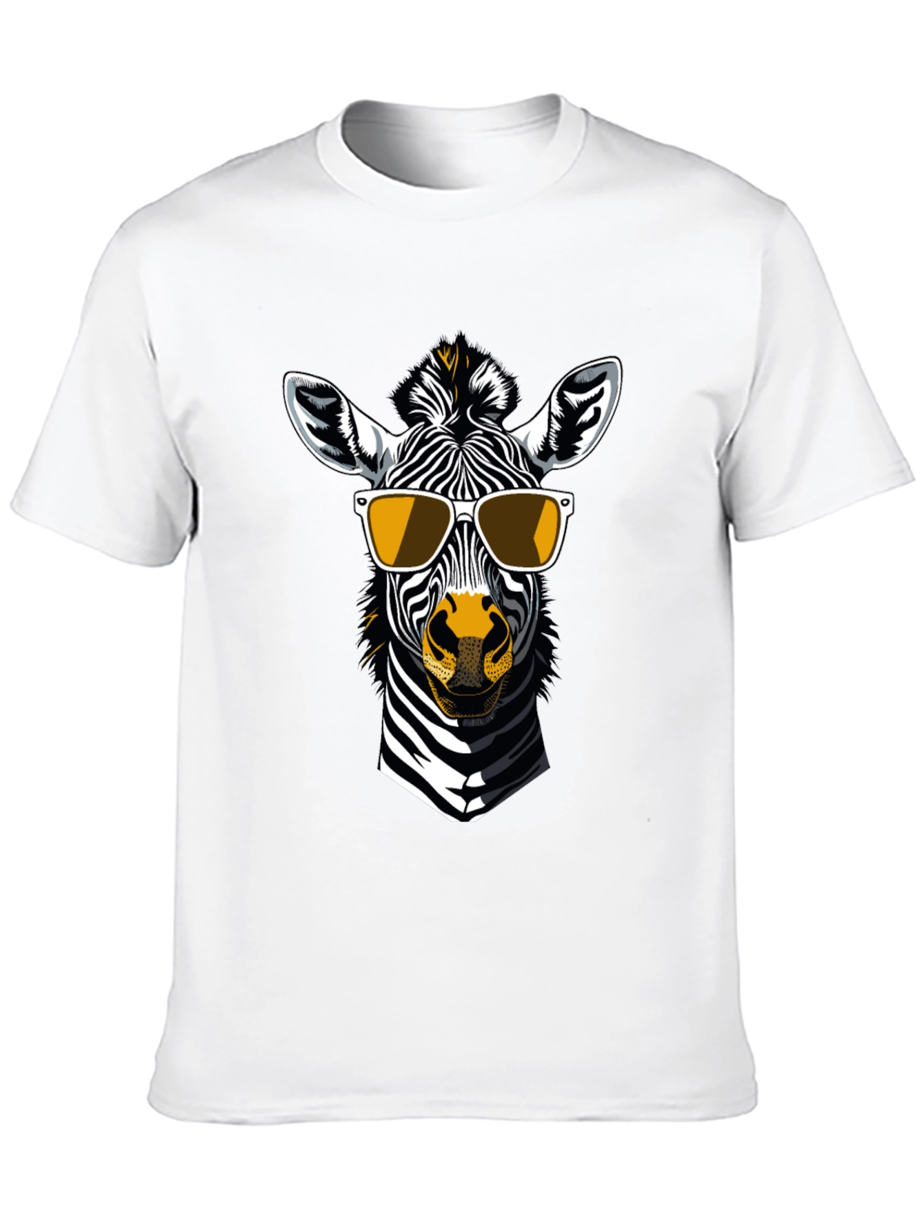 Cool Zebra Graphic T-Shirt