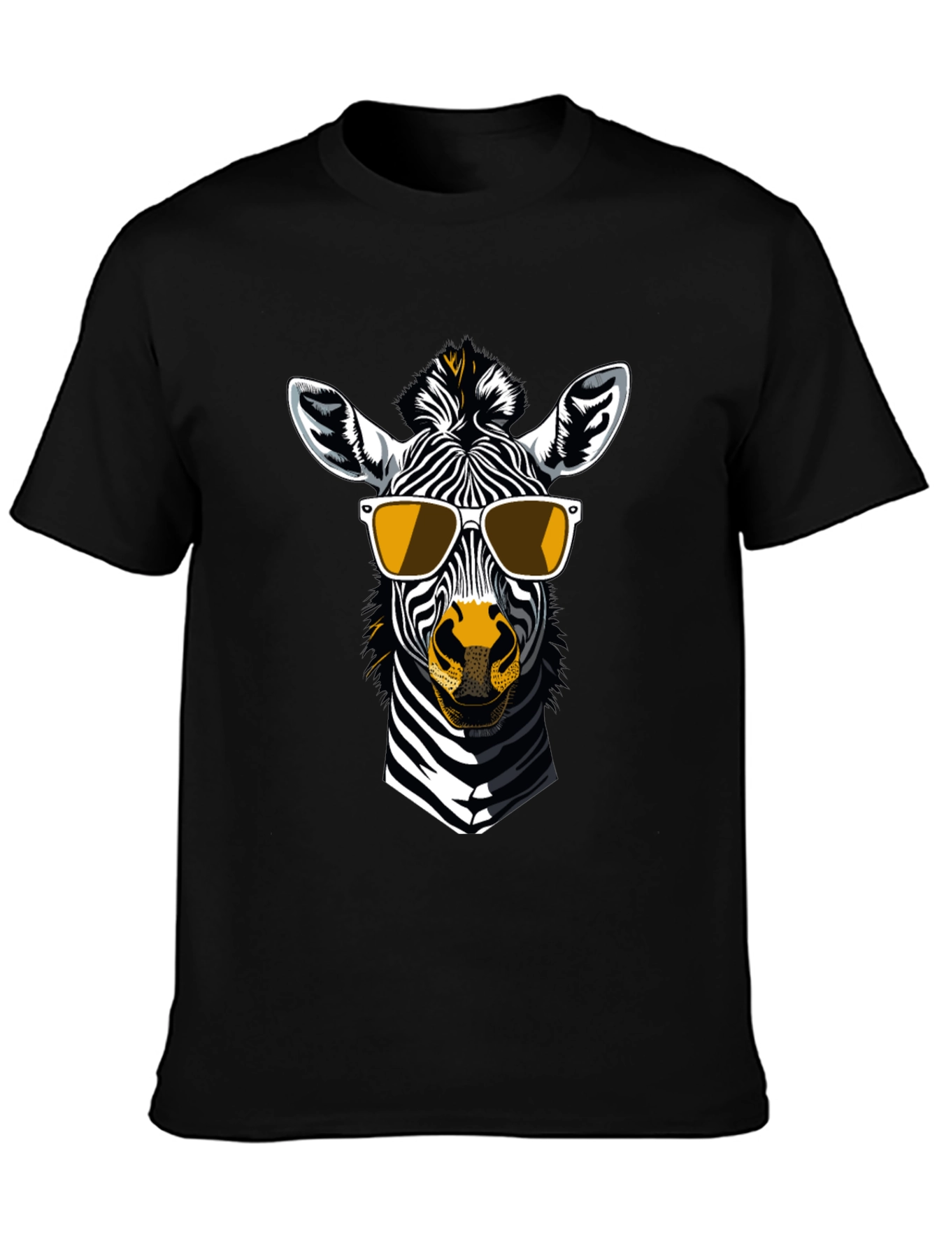 Cool Zebra Graphic T-Shirt