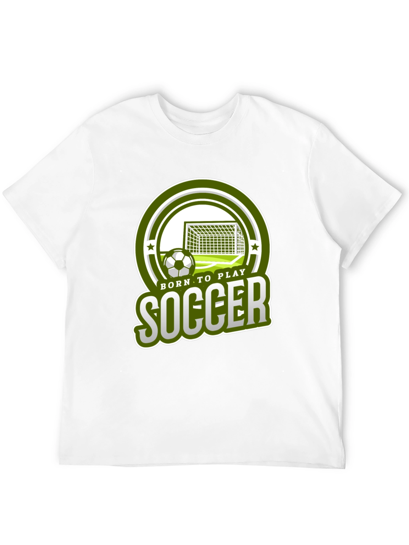Born To Play Soccer Graphic T-Shirt