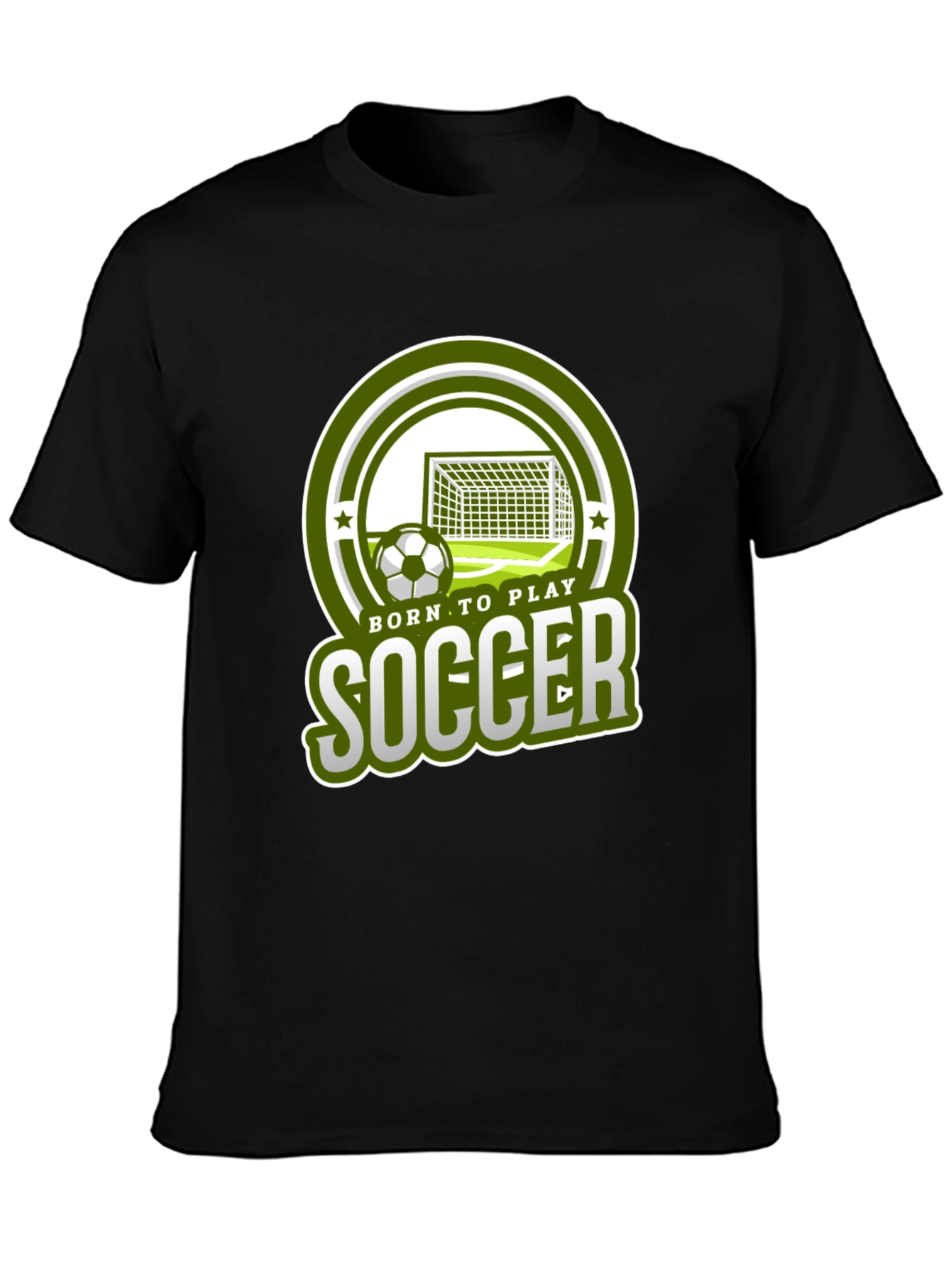 Born To Play Soccer Graphic T-Shirt