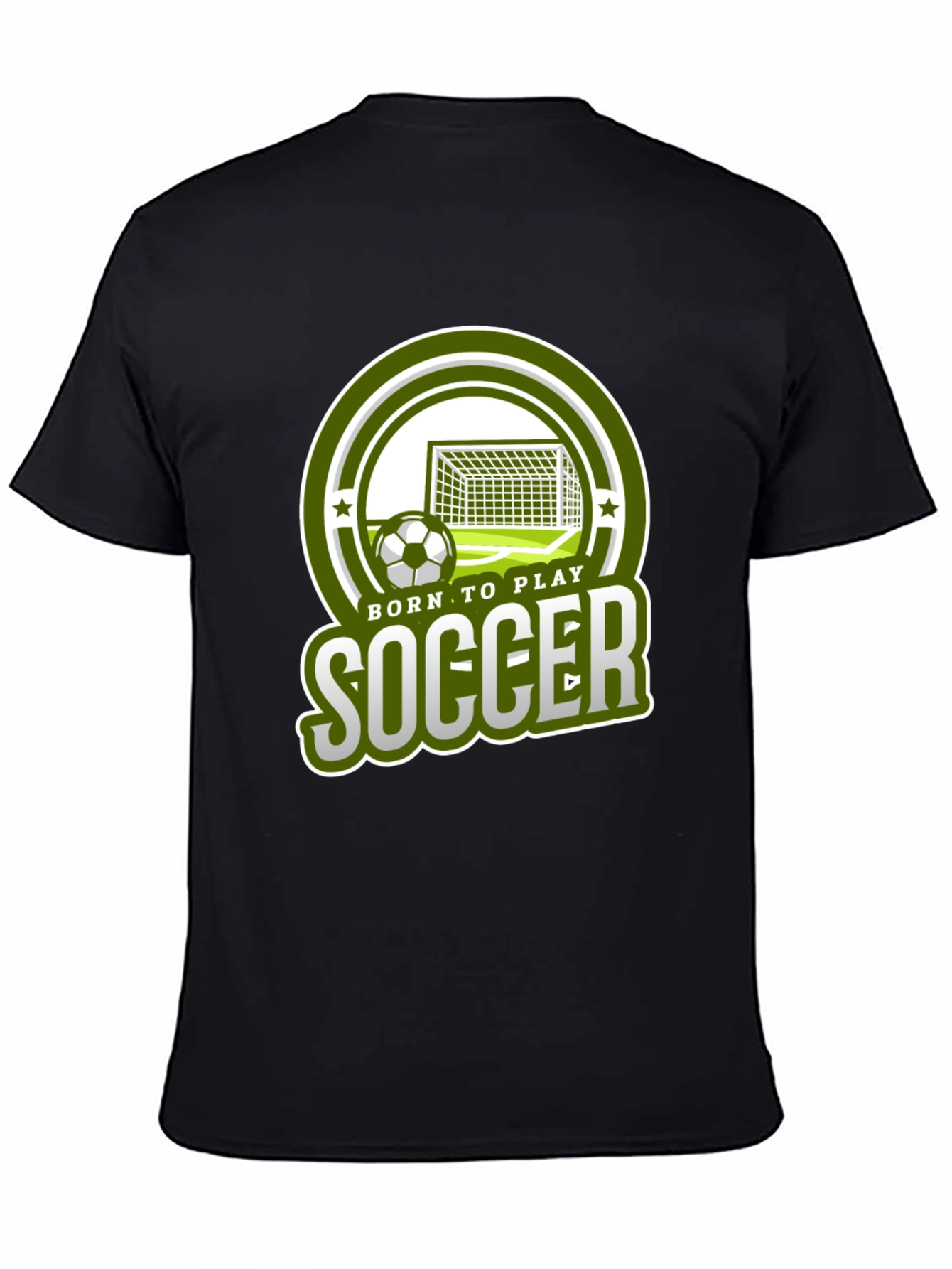 Born To Play Soccer Graphic T-Shirt
