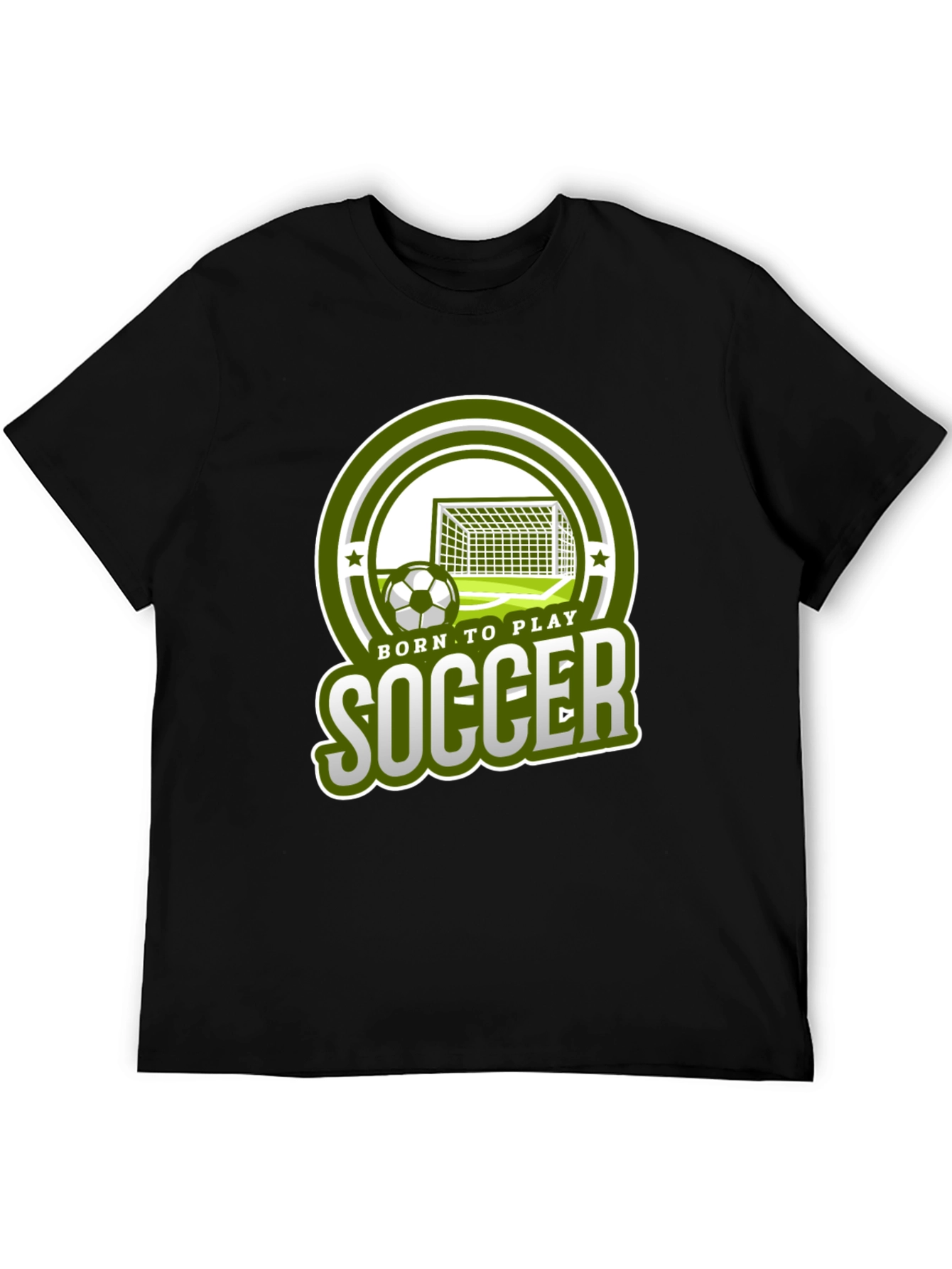 Born To Play Soccer Graphic T-Shirt