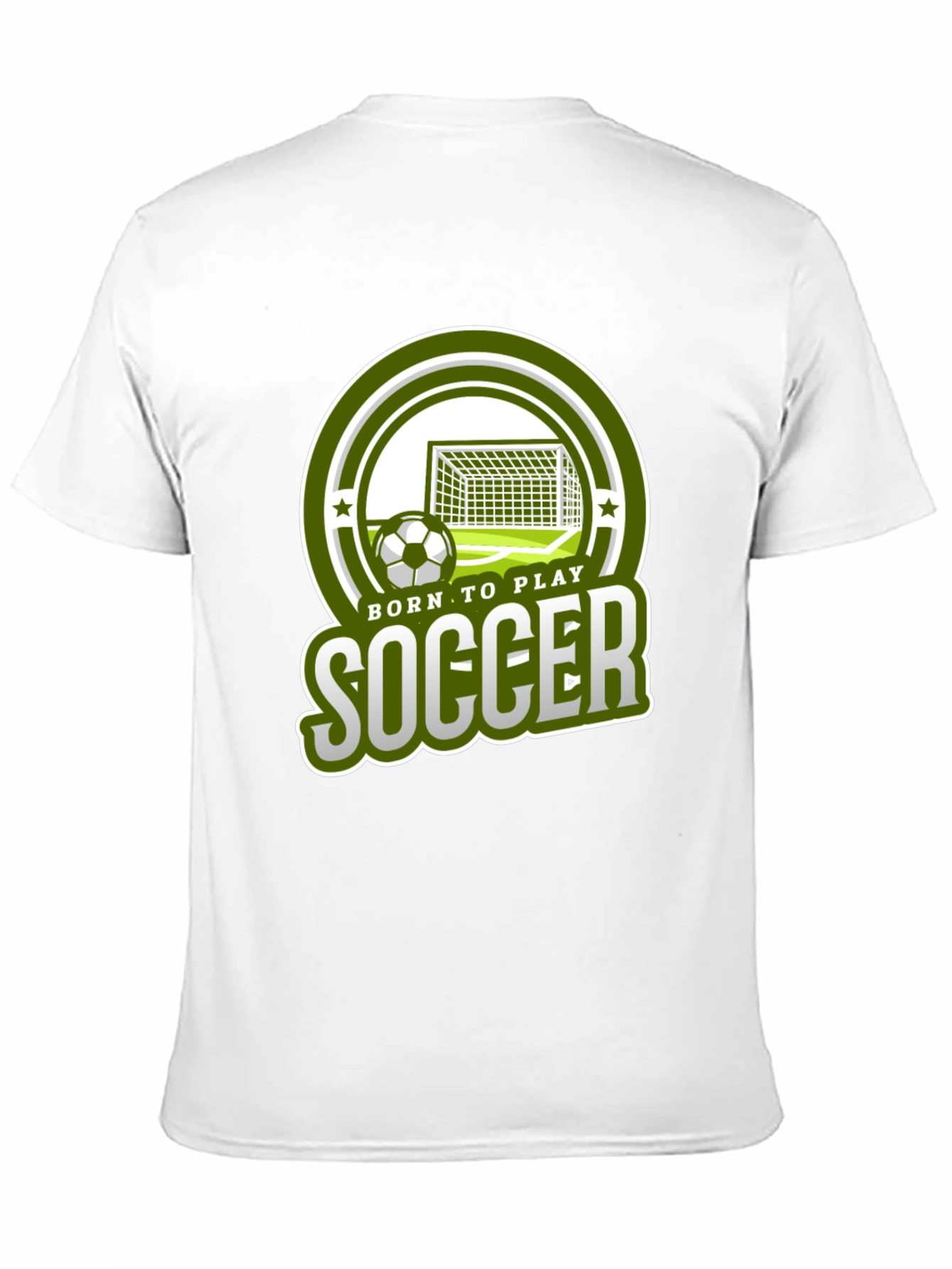 Born To Play Soccer Graphic T-Shirt