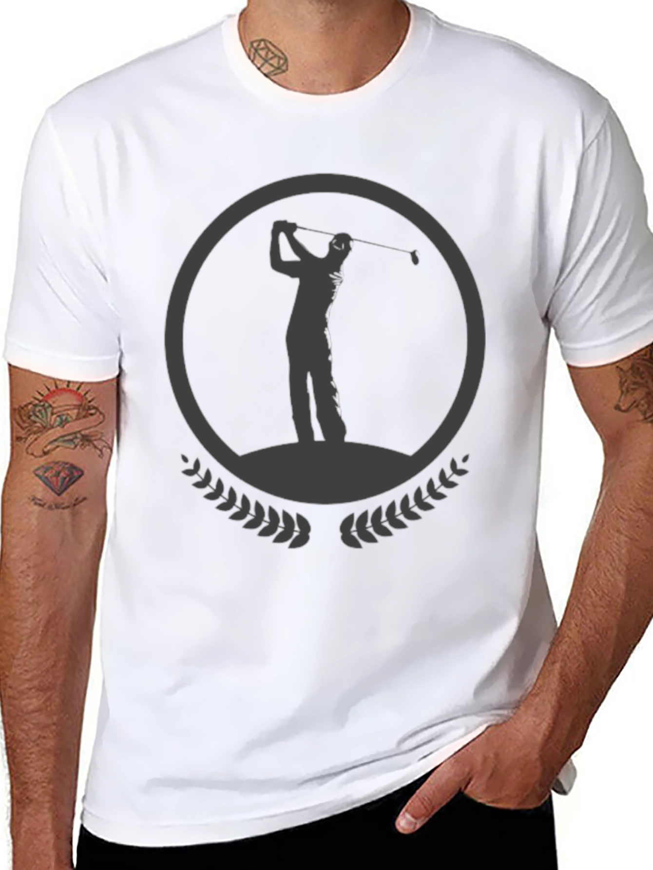 Golf Silhouette Graphic Tee