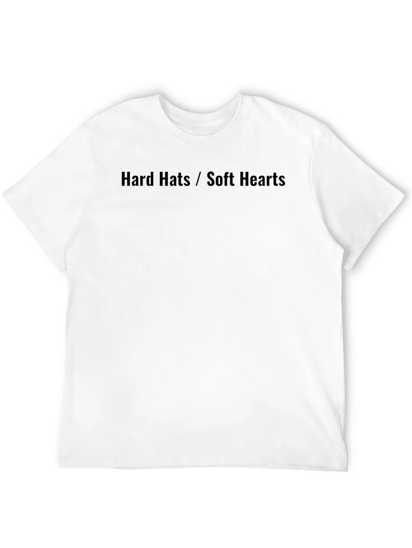 Hard Hats / Soft Hearts Black Graphic Tee