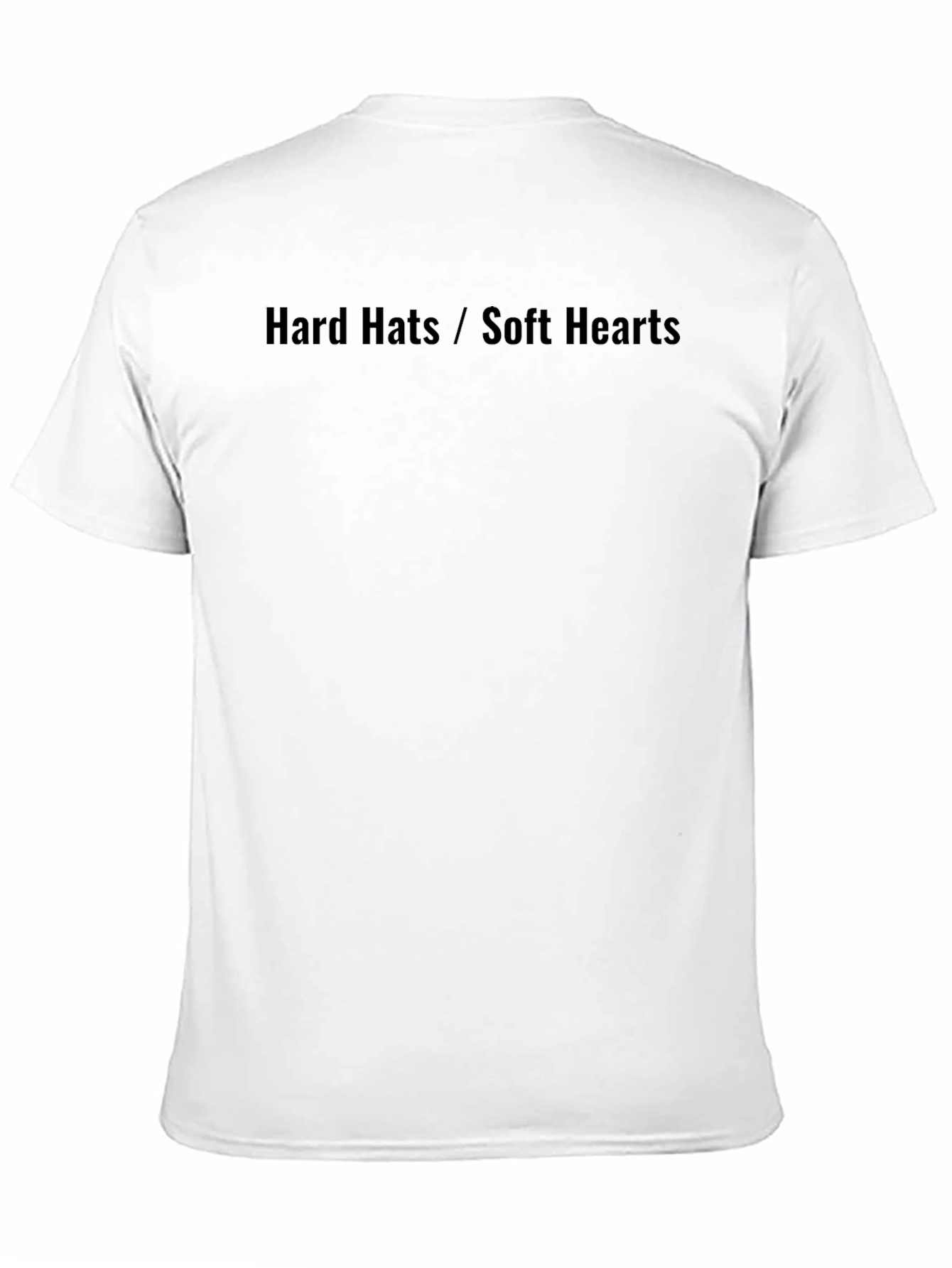 Hard Hats / Soft Hearts Black Graphic Tee