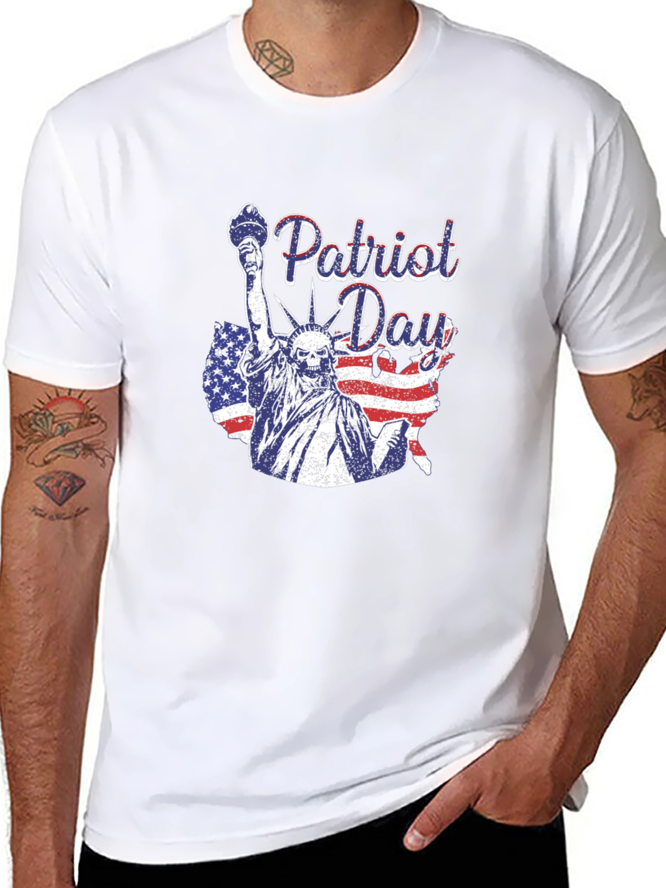 Patriot Day Statue of Liberty Graphic T-Shirt
