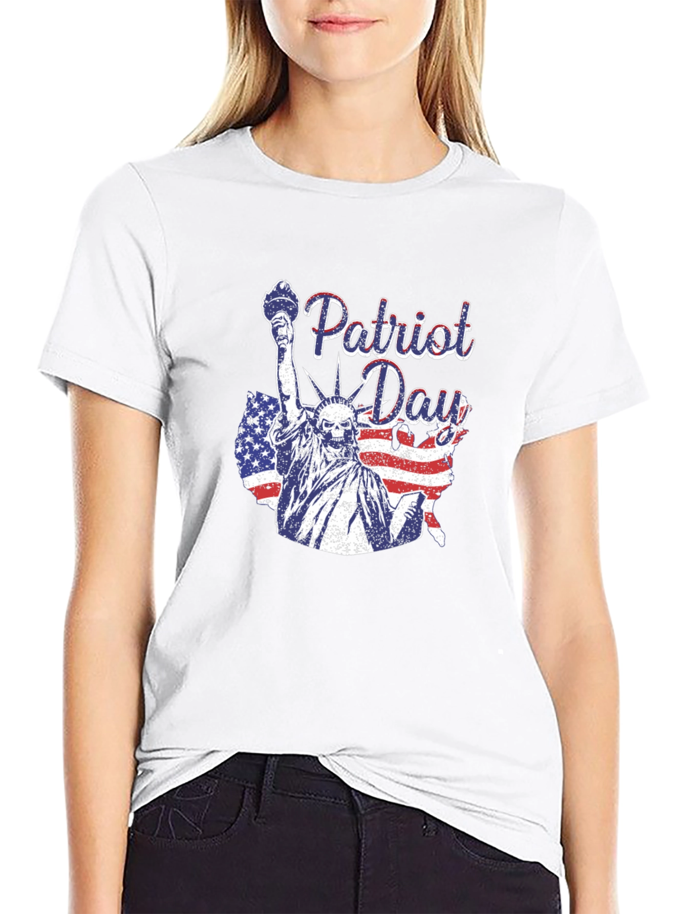 Patriot Day Statue of Liberty Graphic T-Shirt