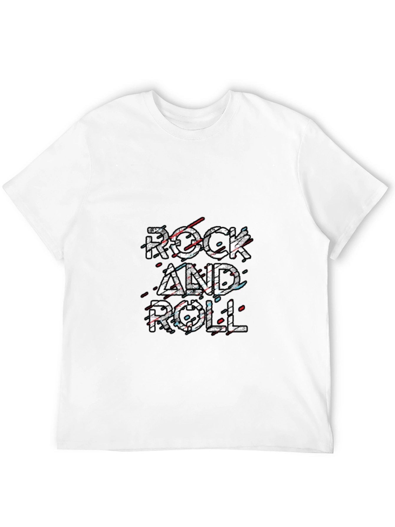 Rock and Roll Graphic T-Shirt - Stylish Black Tee
