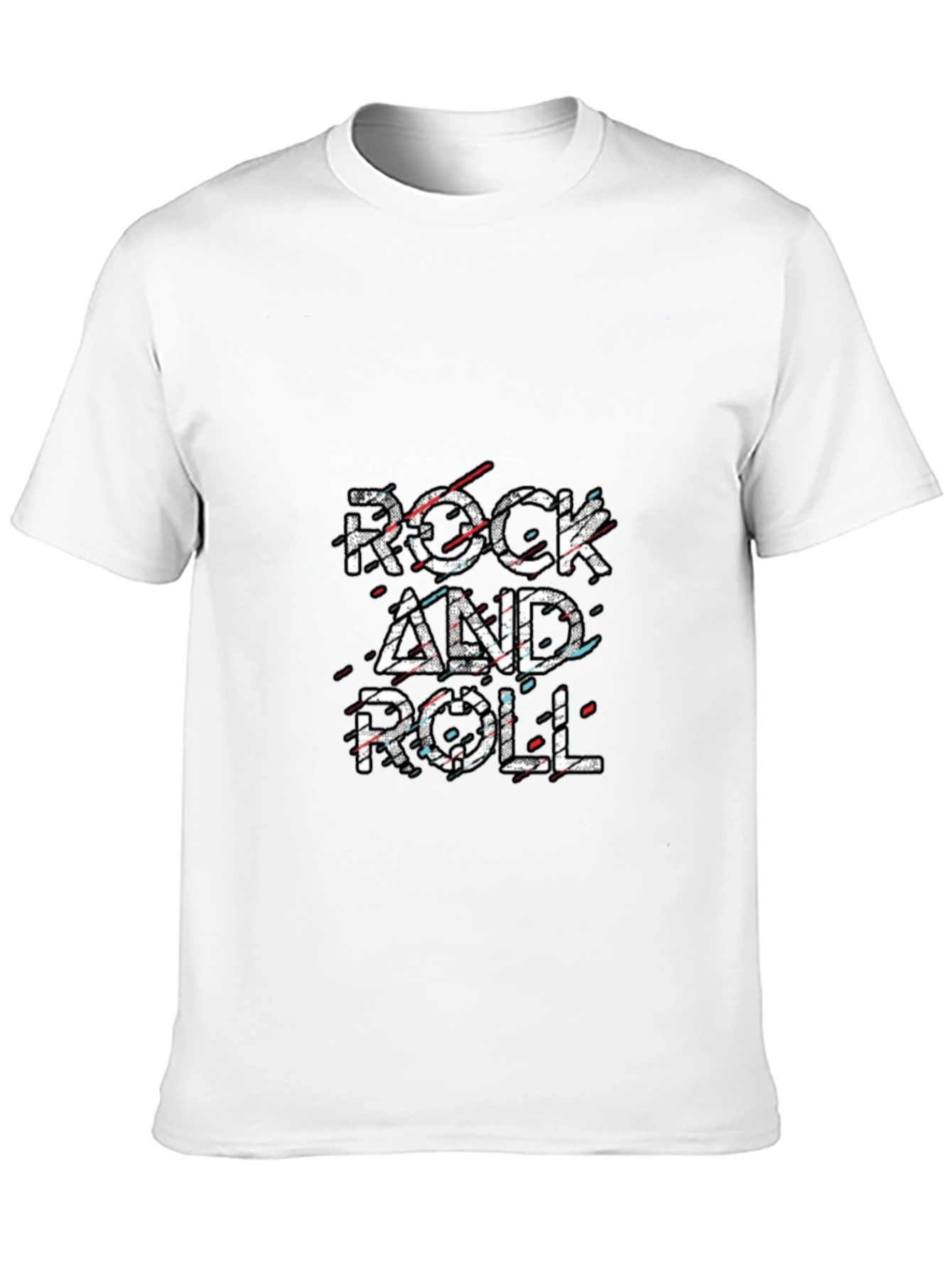 Rock and Roll Graphic T-Shirt - Stylish Black Tee