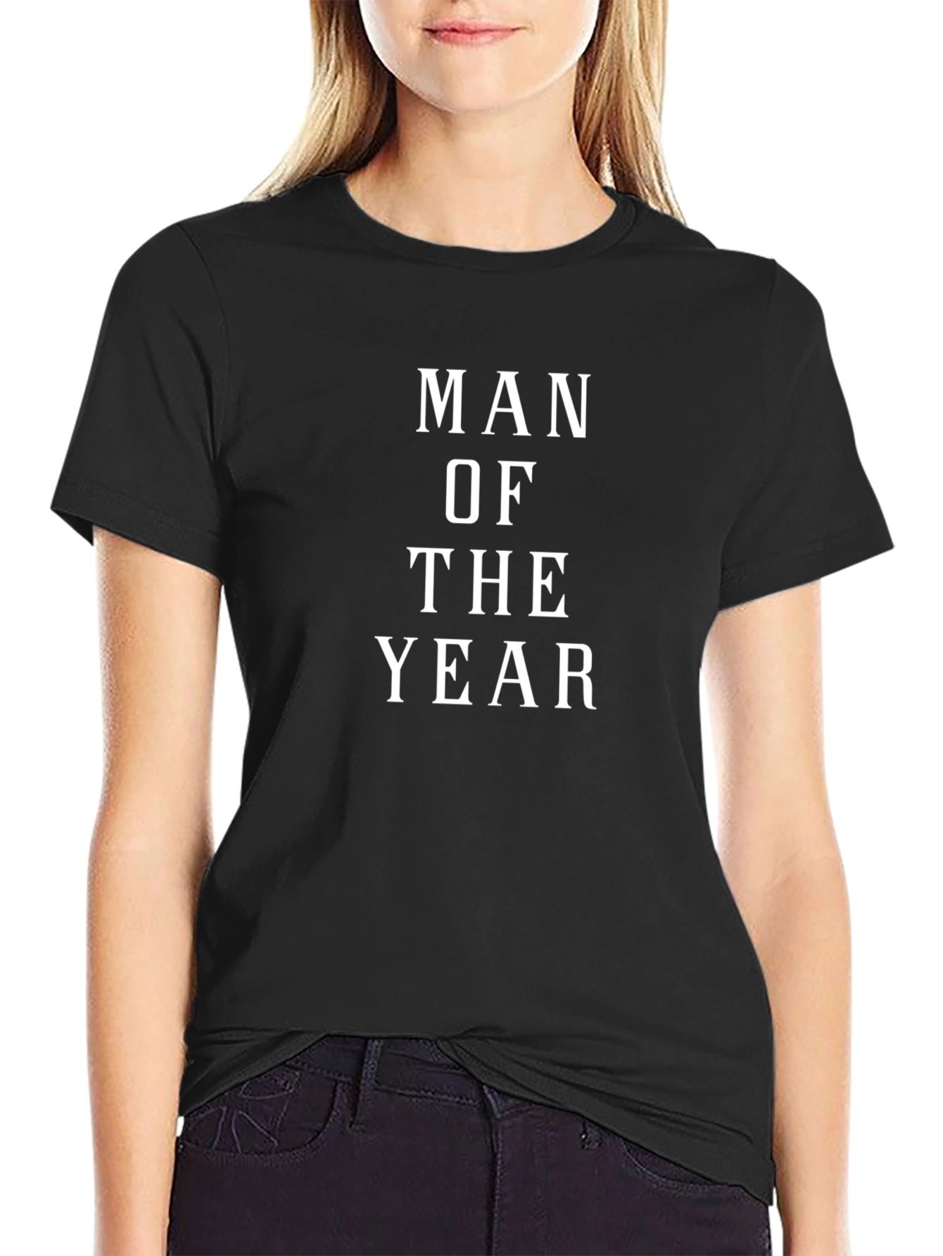 Man of the Year Graphic Tee - Classic Black